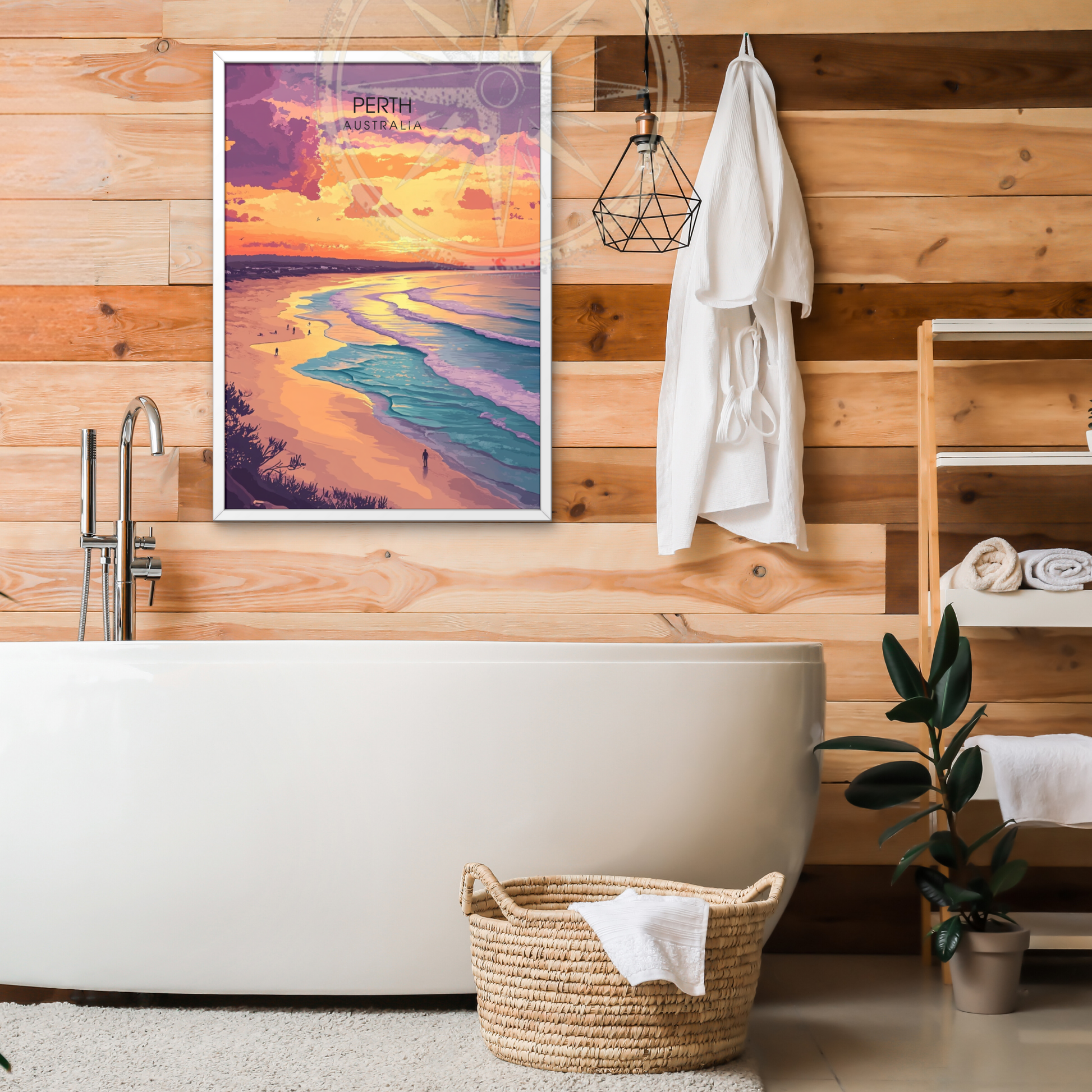 Affiche Perth | Poster Australie | Affiche Australie