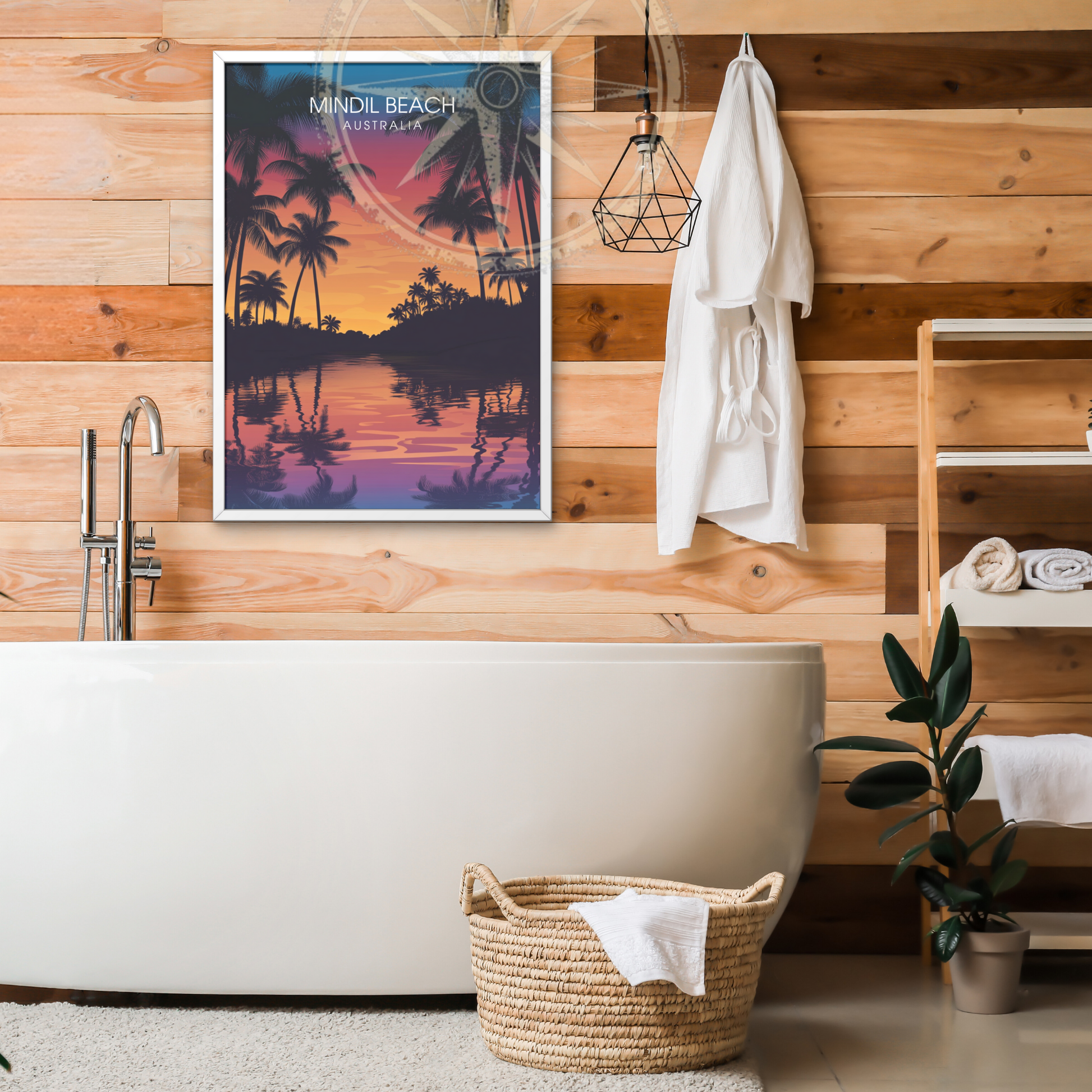 Affiche Plage de Mindil | Poster Australie | Affiche Australie