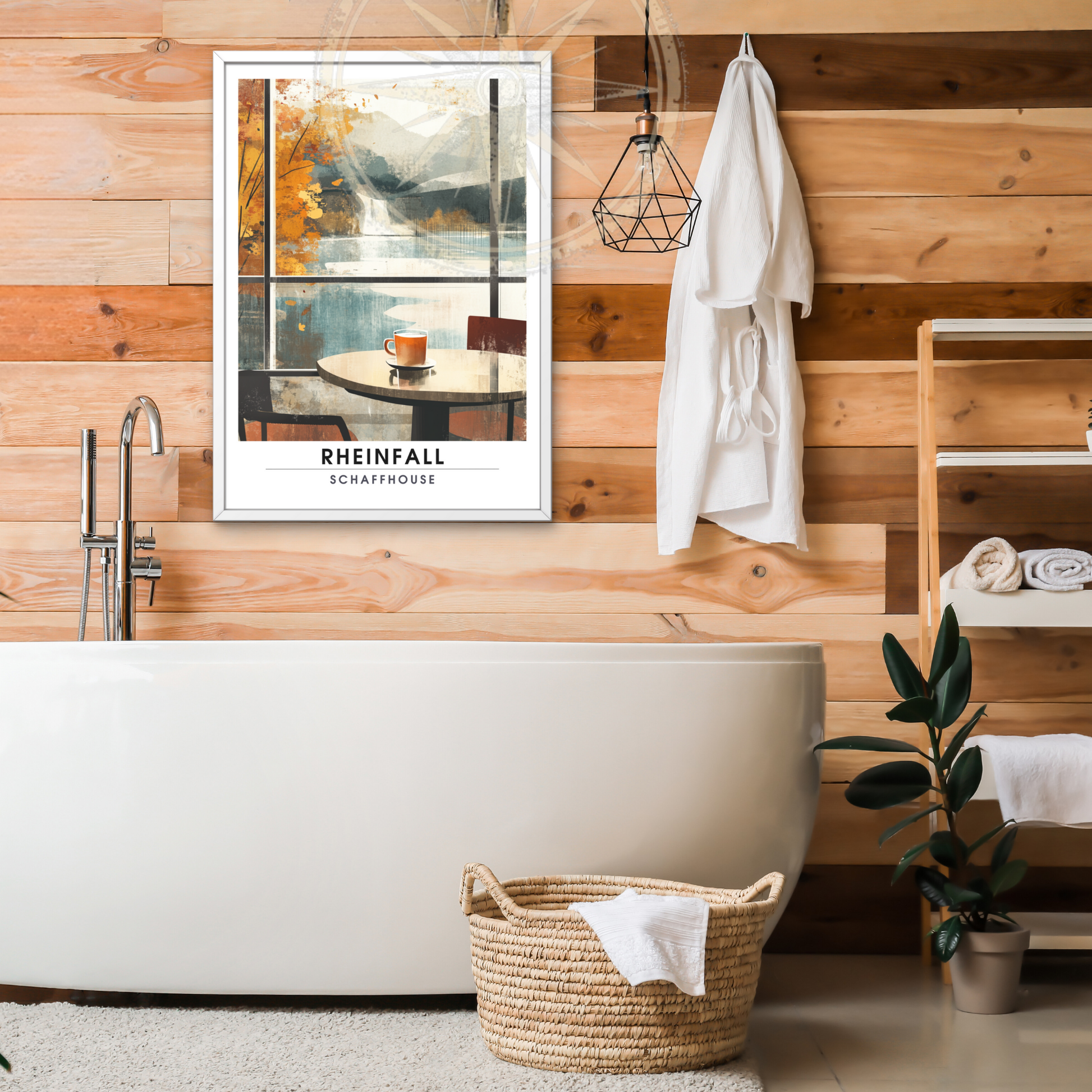 Affiche Chutes du Rhin | Impression Suisse | Affiche Suisse