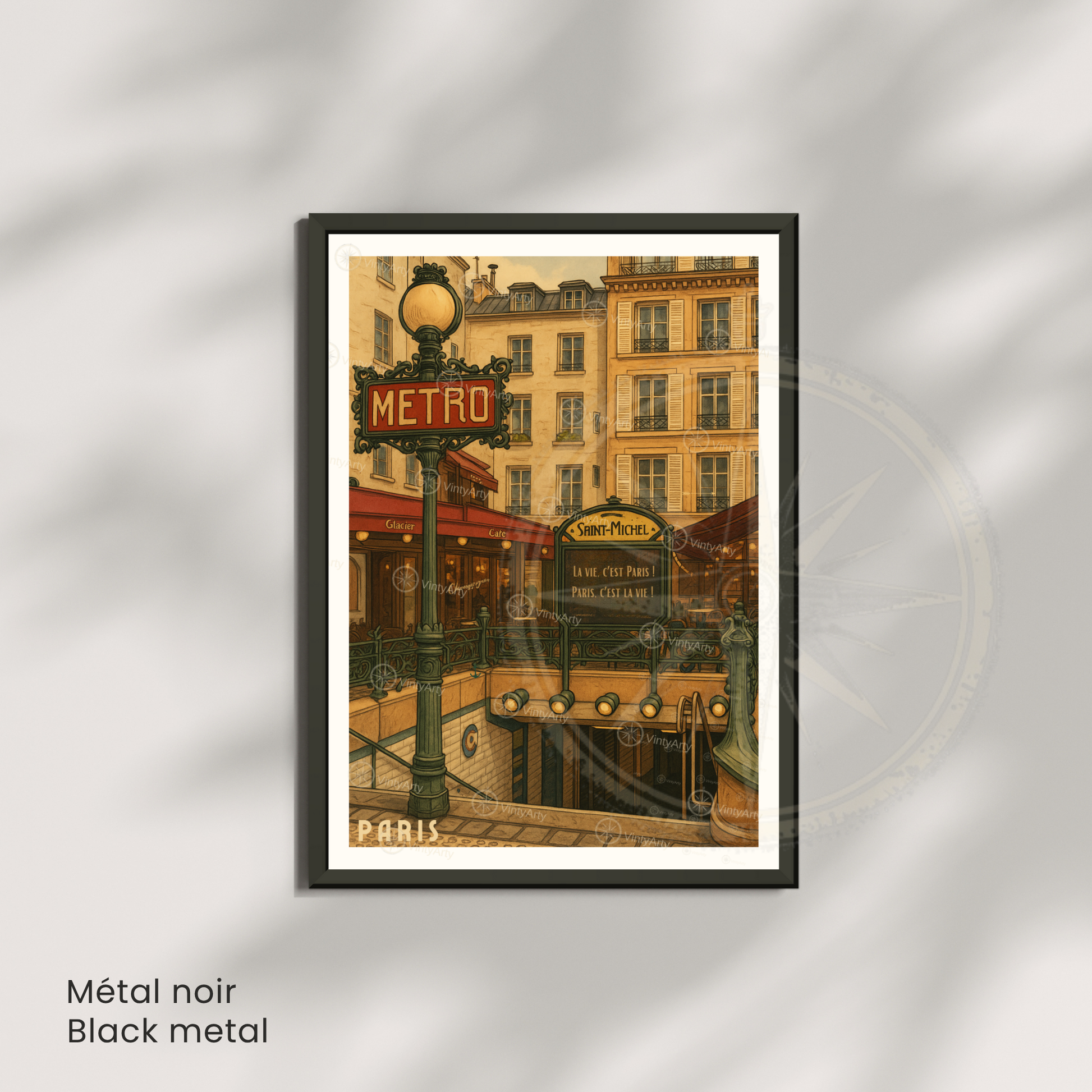 Affiche Paris | Poster Métro | Affiche France