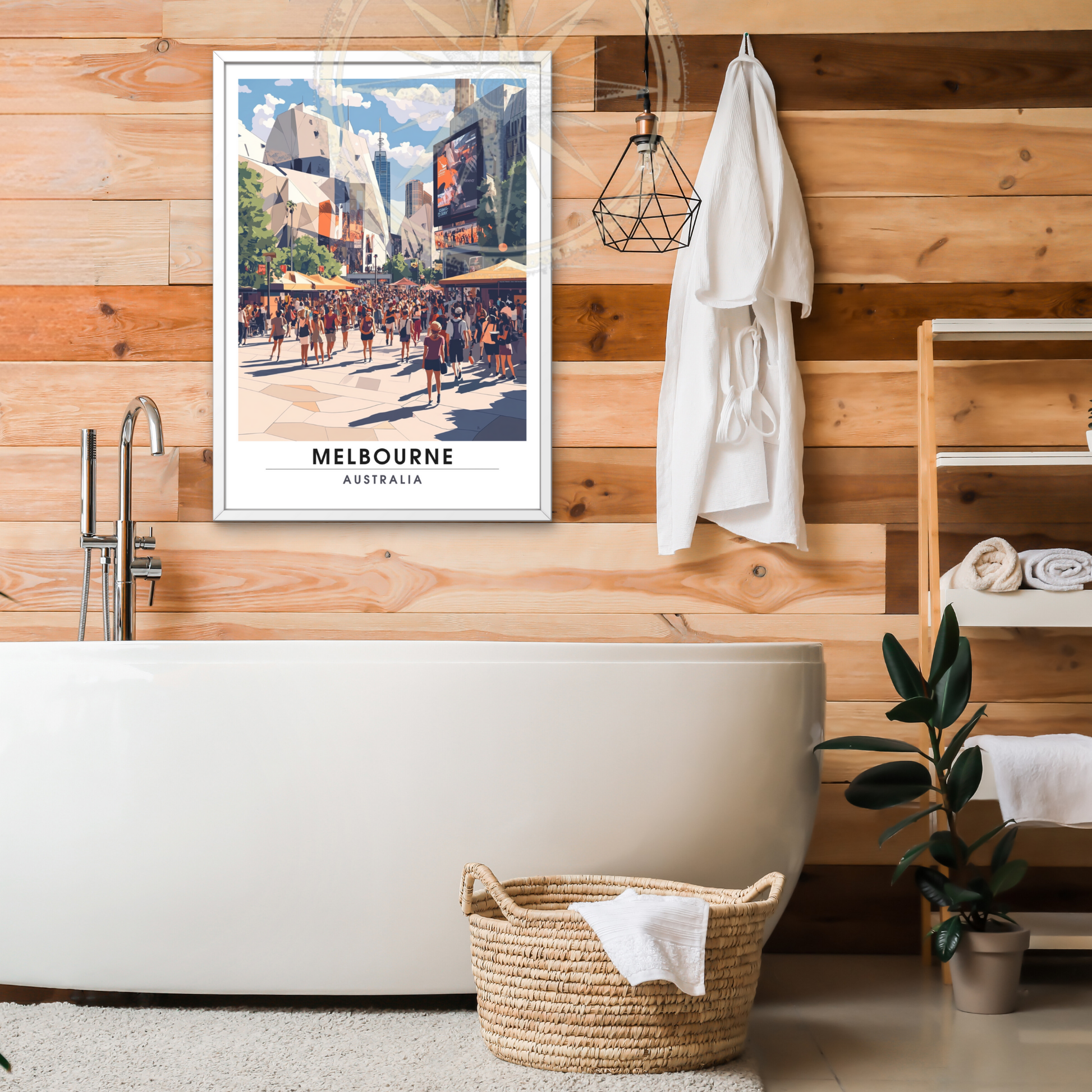 Affiche Melbourne | Poster Murale Australie | Affiche Australie