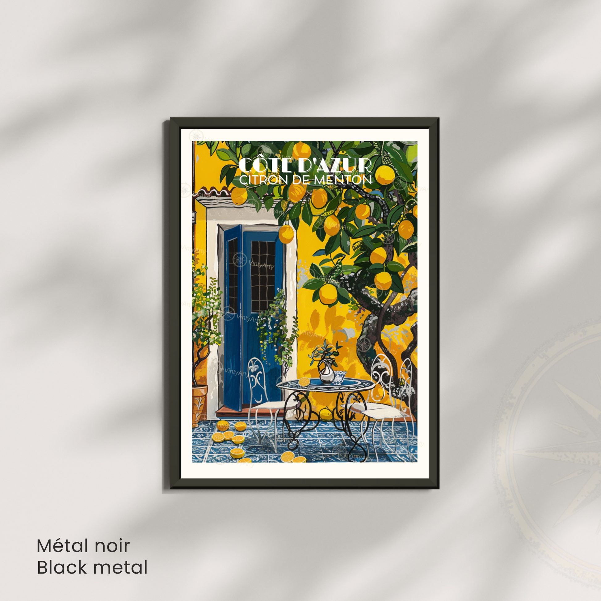 Affiche Côte d’Azur | Poster Côte d’Azur | Affiche France