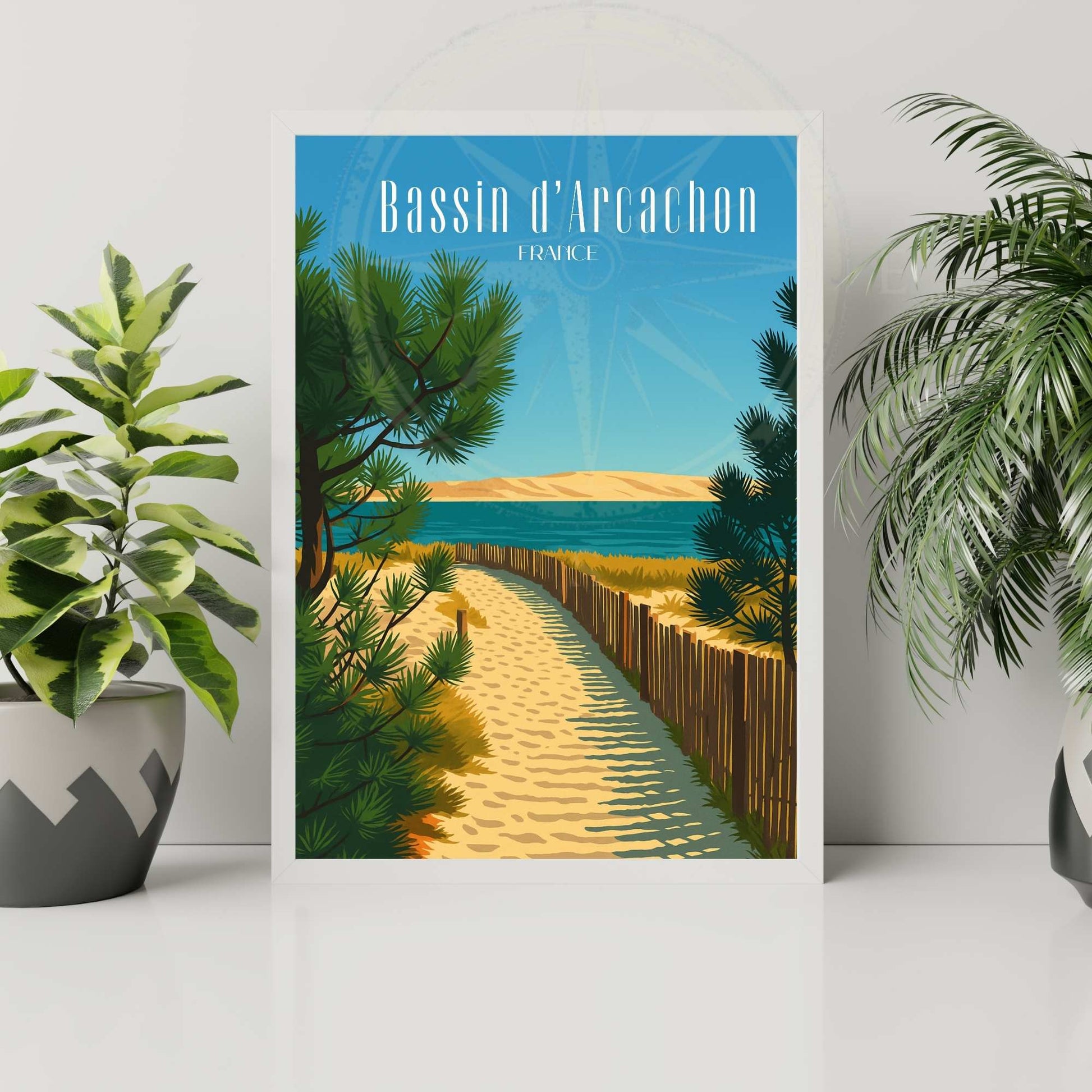 Affiche Arcachon | Impression Bassin d'Arcachon | Affiche France