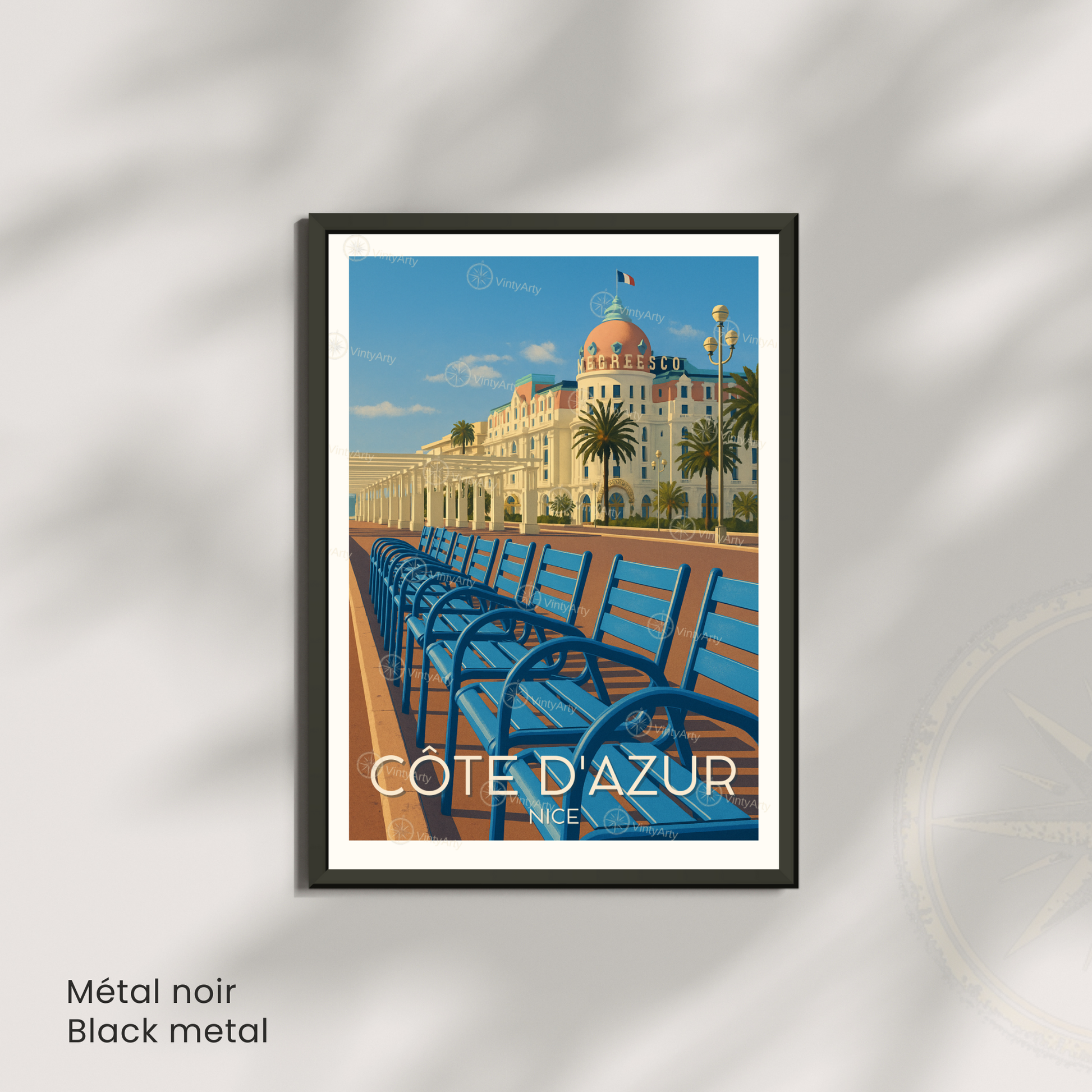 Affiche Côte d’Azur | Impression Artistique Côte d’Azur | Affiche France