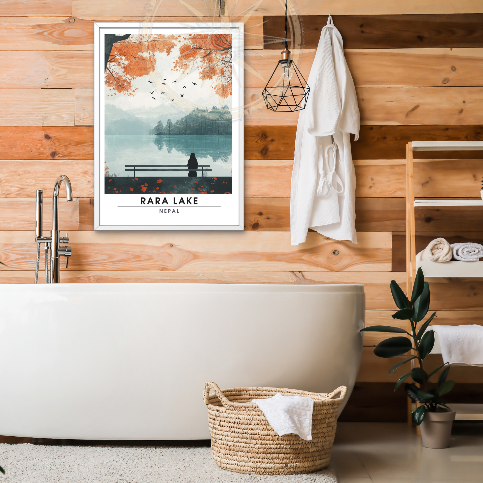 Affiche Rara Lake | Impression Nepal | Affiche Lake