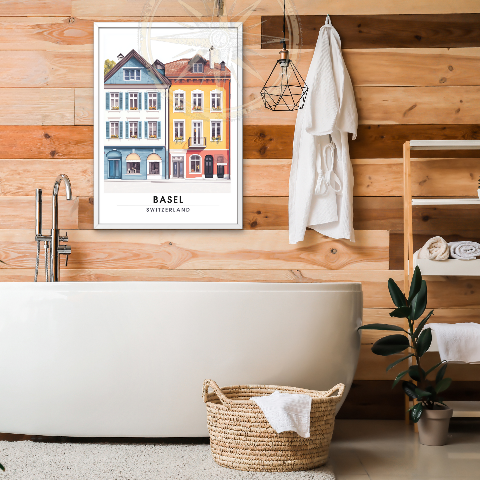 Affiche Bâle | Impression de voyage Suisse | Affiche Suisse