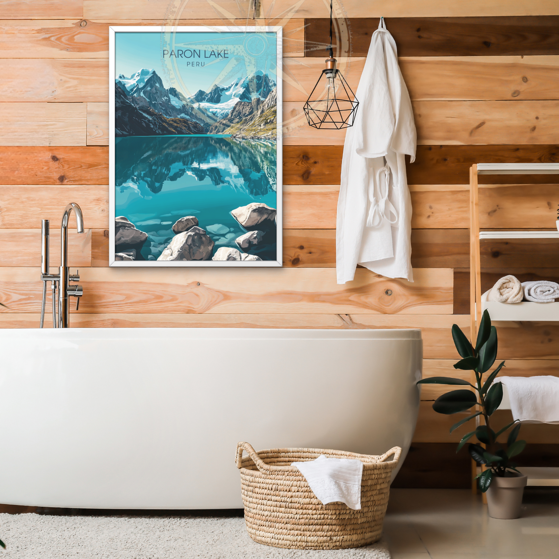 Affiche Lac Paron | Impression Pérou | Affiche Lac