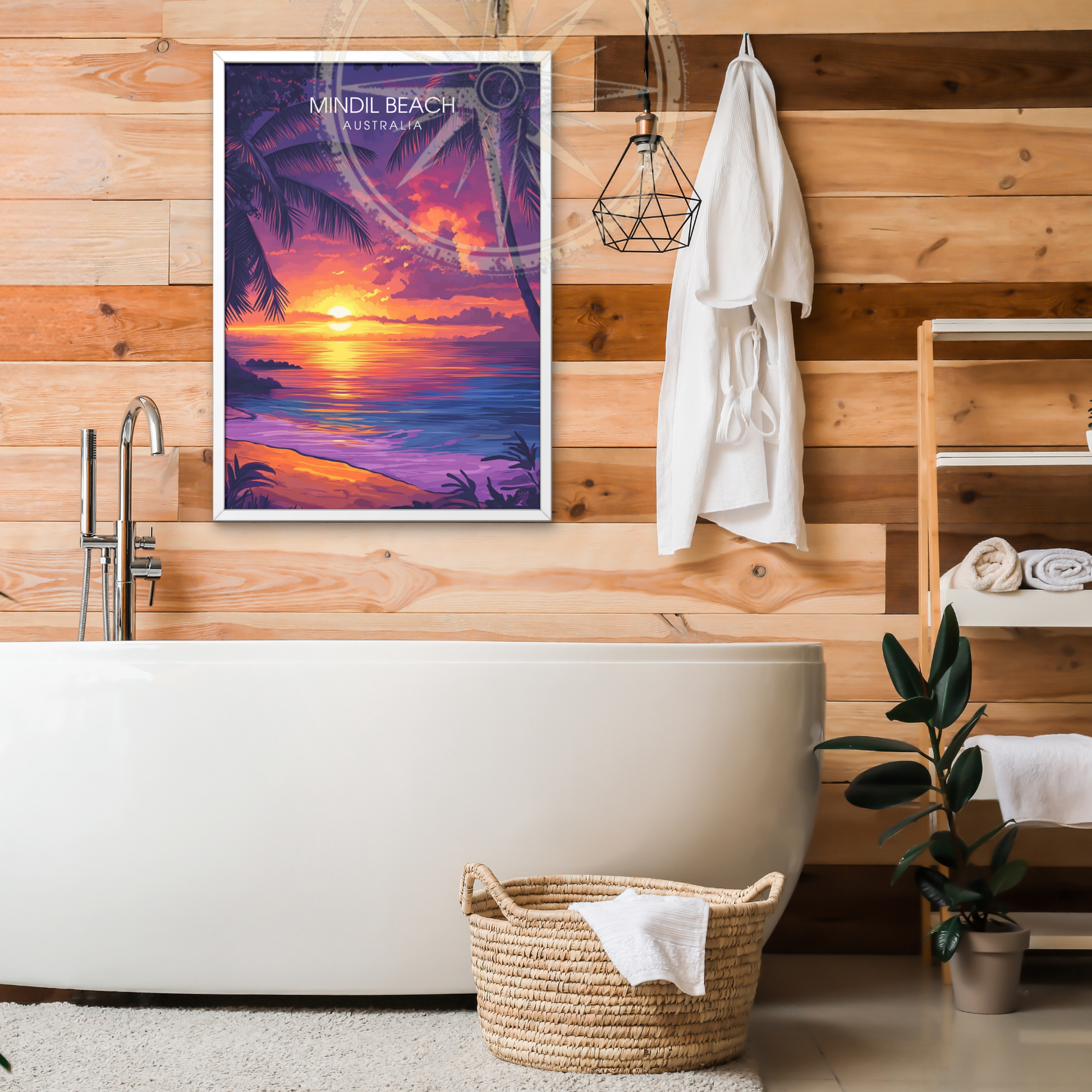 Affiche Plage de Mindil | Impression Australie | Affiche Australie