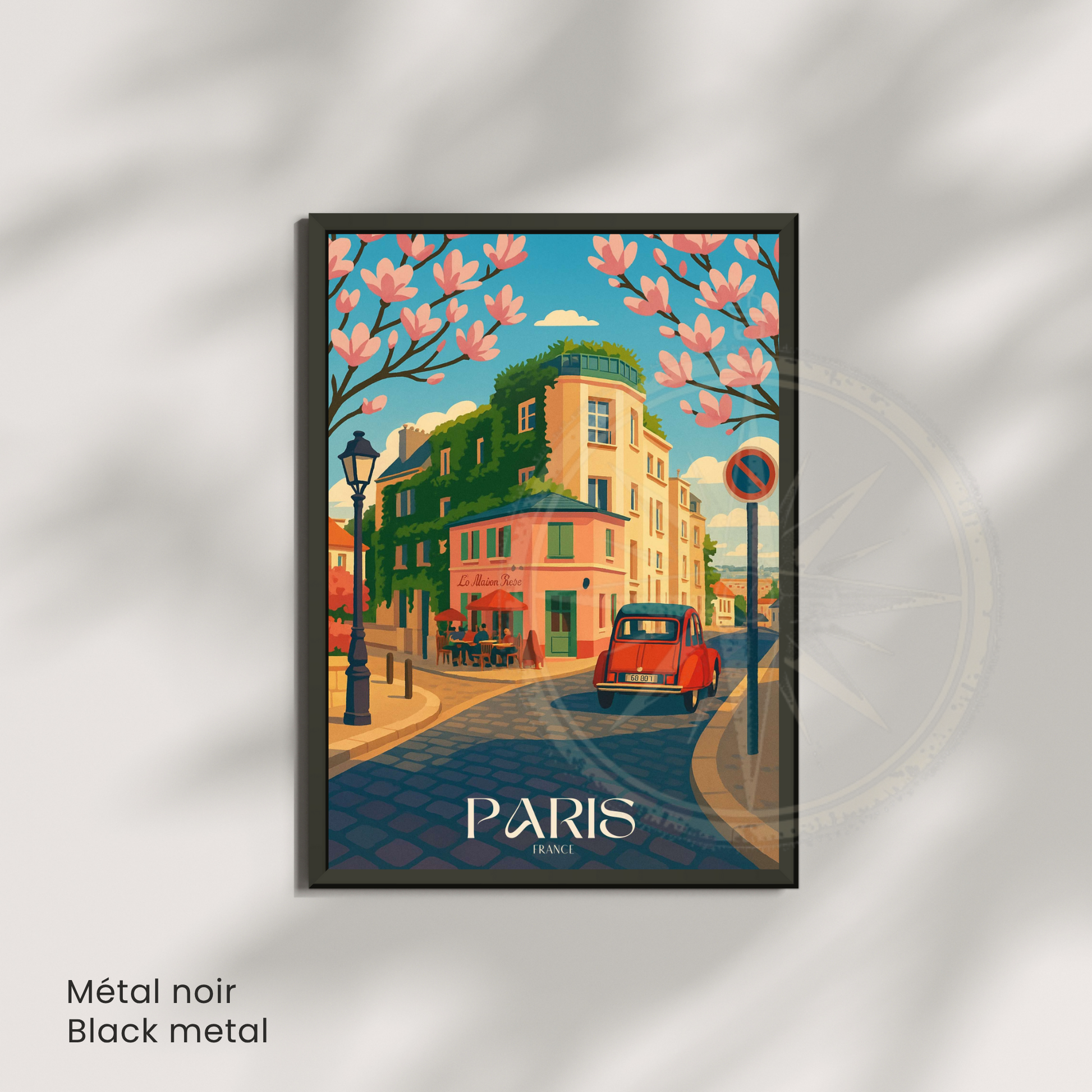 Affiche Paris | Poster décoratif Montmartre - Sacré Cœur | Affiche France