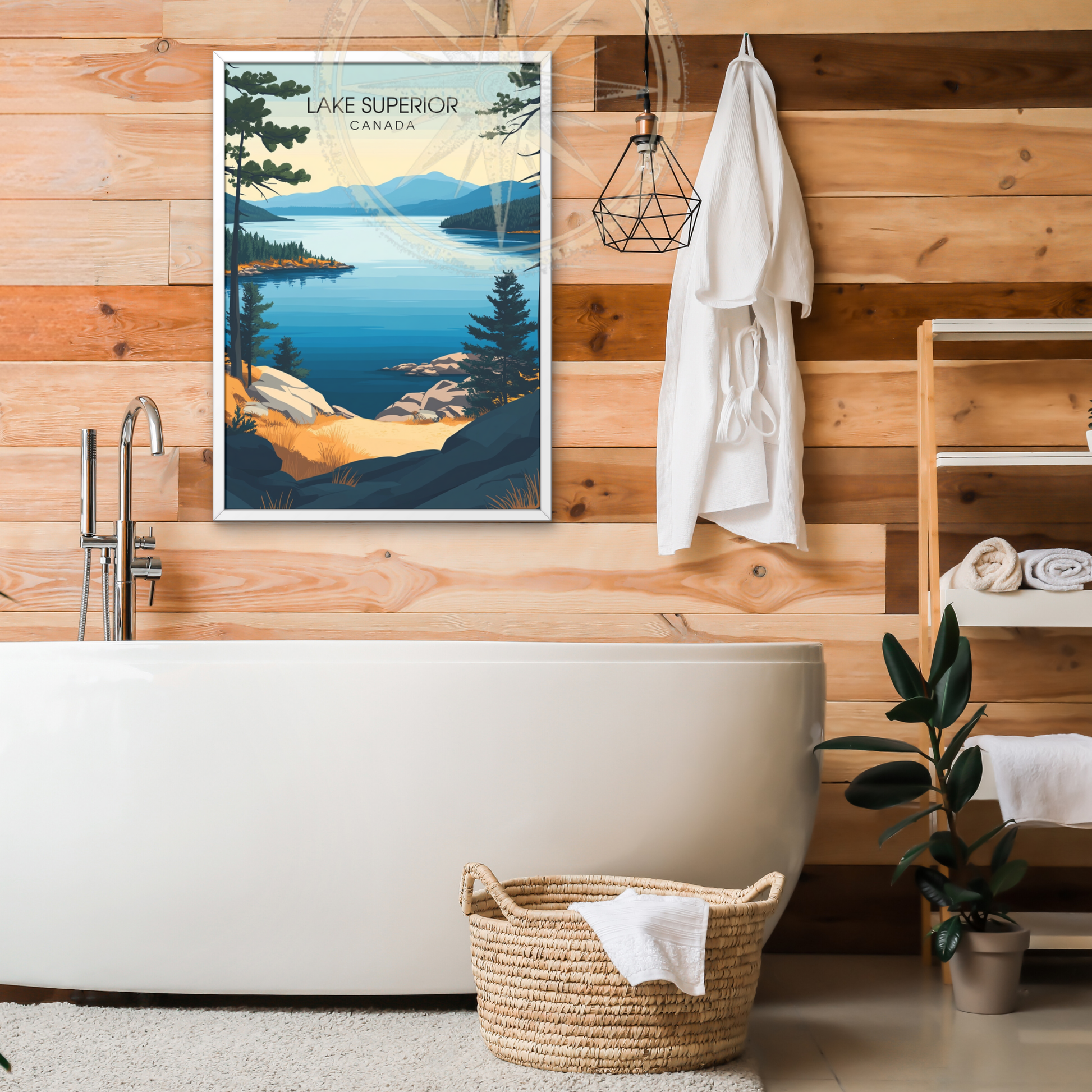 Affiche Lac Supérieur | Impression Canada | Affiche Lac