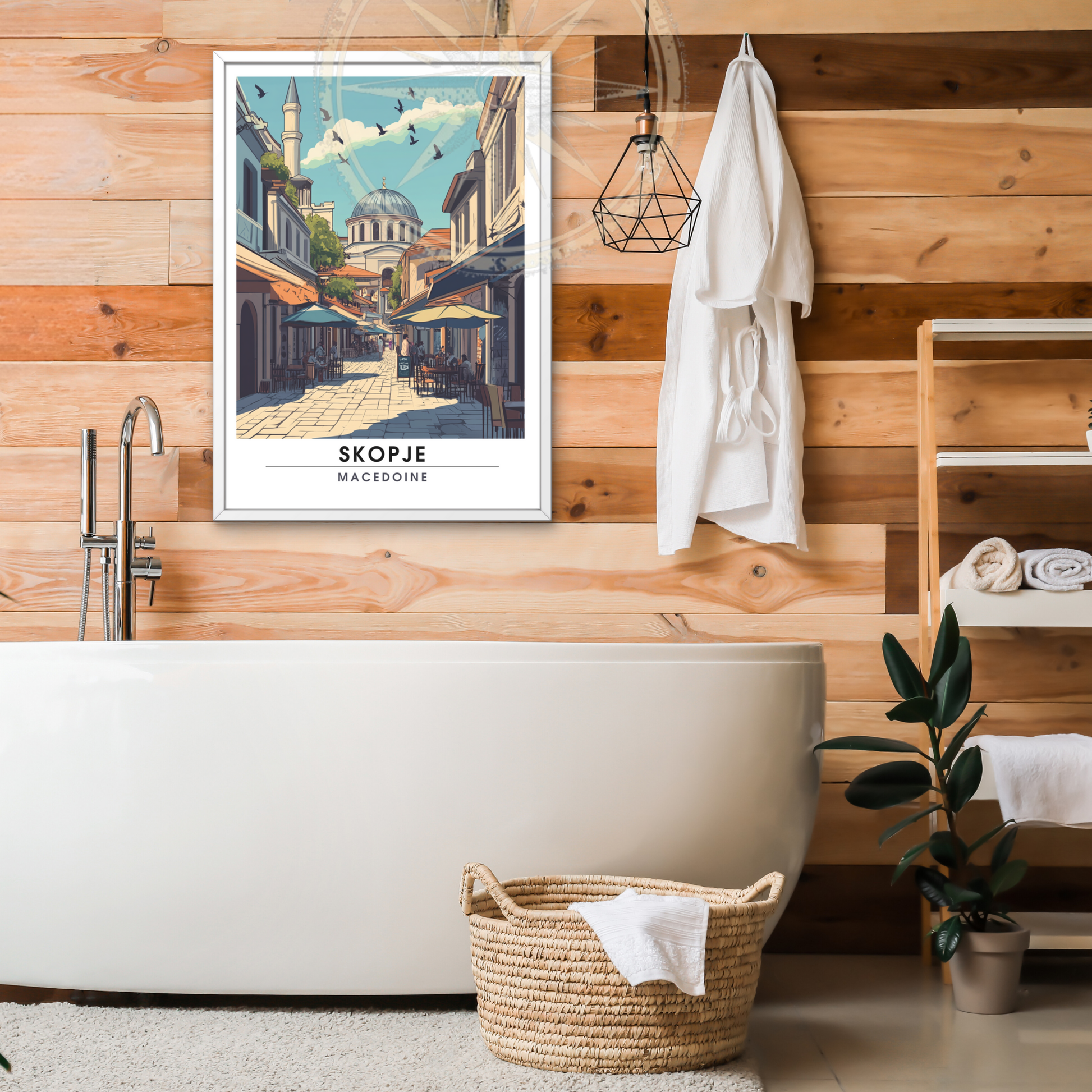 Affiche Skopje | Impression Macédoine | Affiche Macédoine