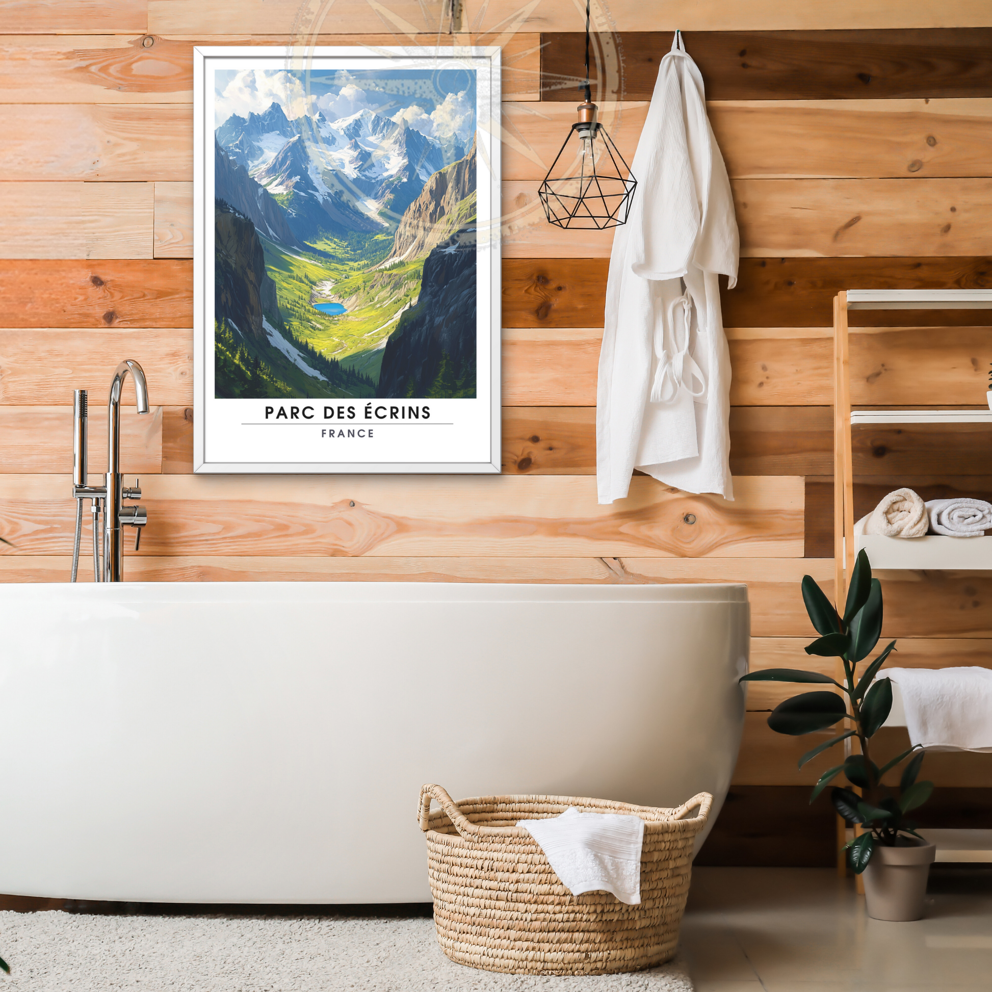 Affiche Parc des Écrins | Impression France  |  Affiche France