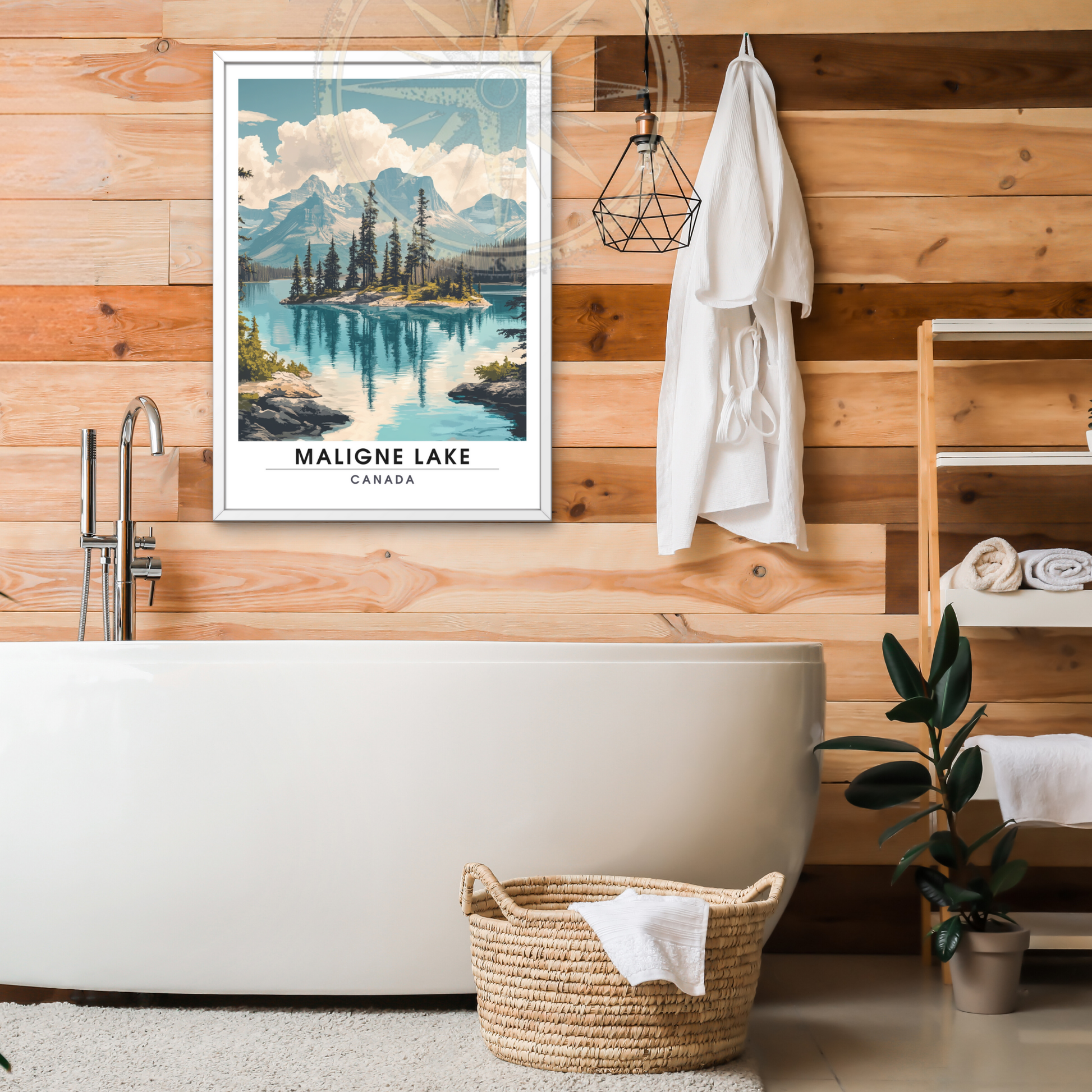 Affiche Lac Maligne | Impression Canada | Affiche Lac