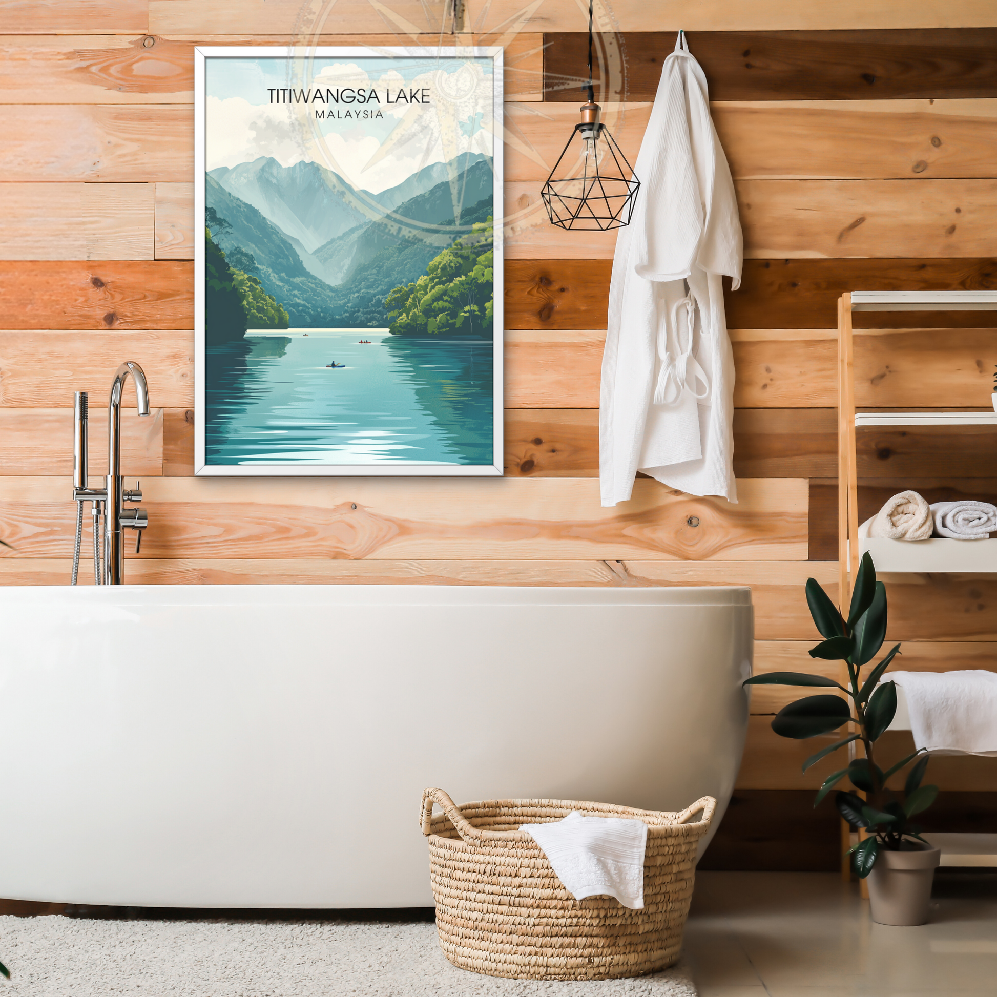 Affiche Titiwangsa lake | Impression Malaysia | Affiche Lake