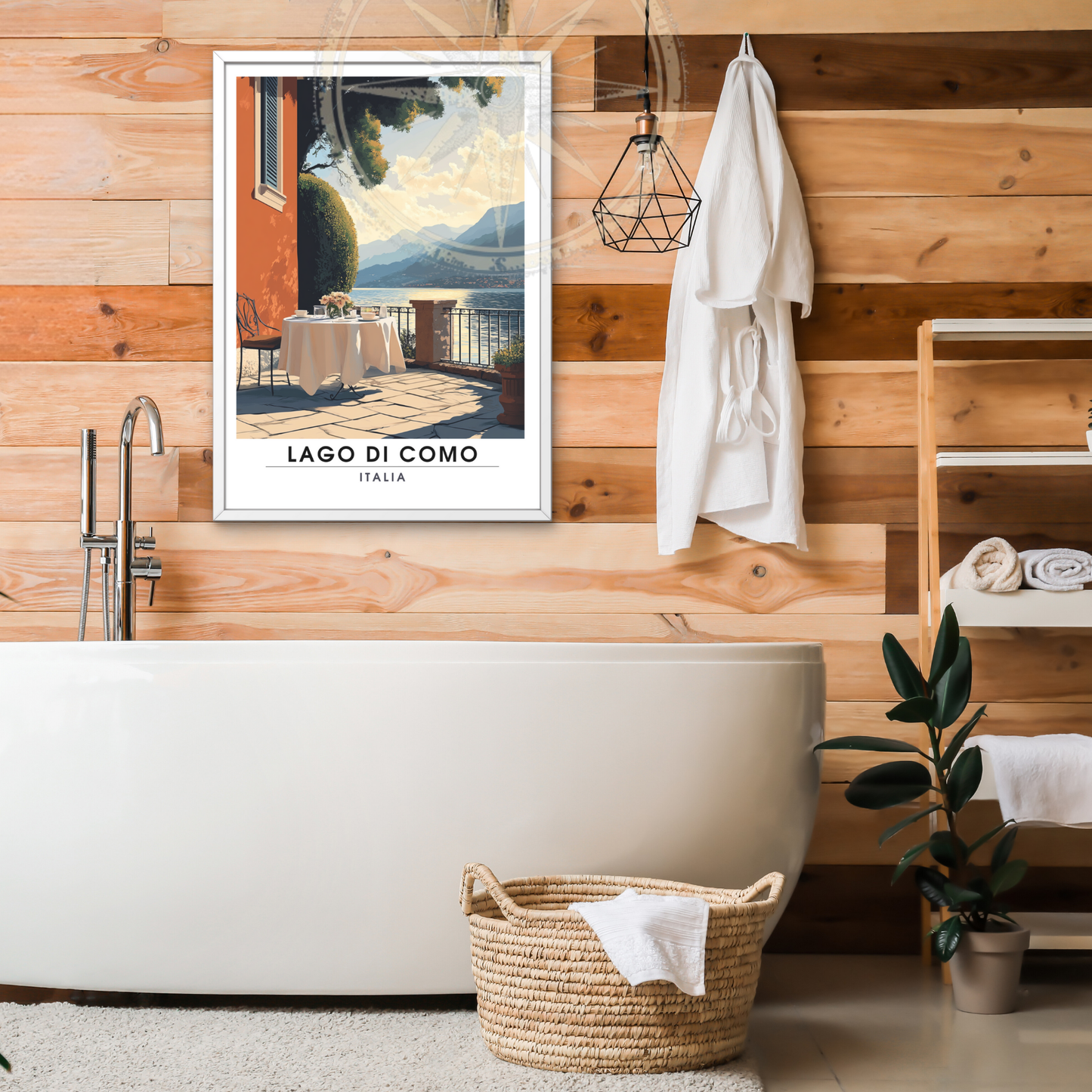 Affiche Lac de Côme | Impression Italie | Affiche Lac