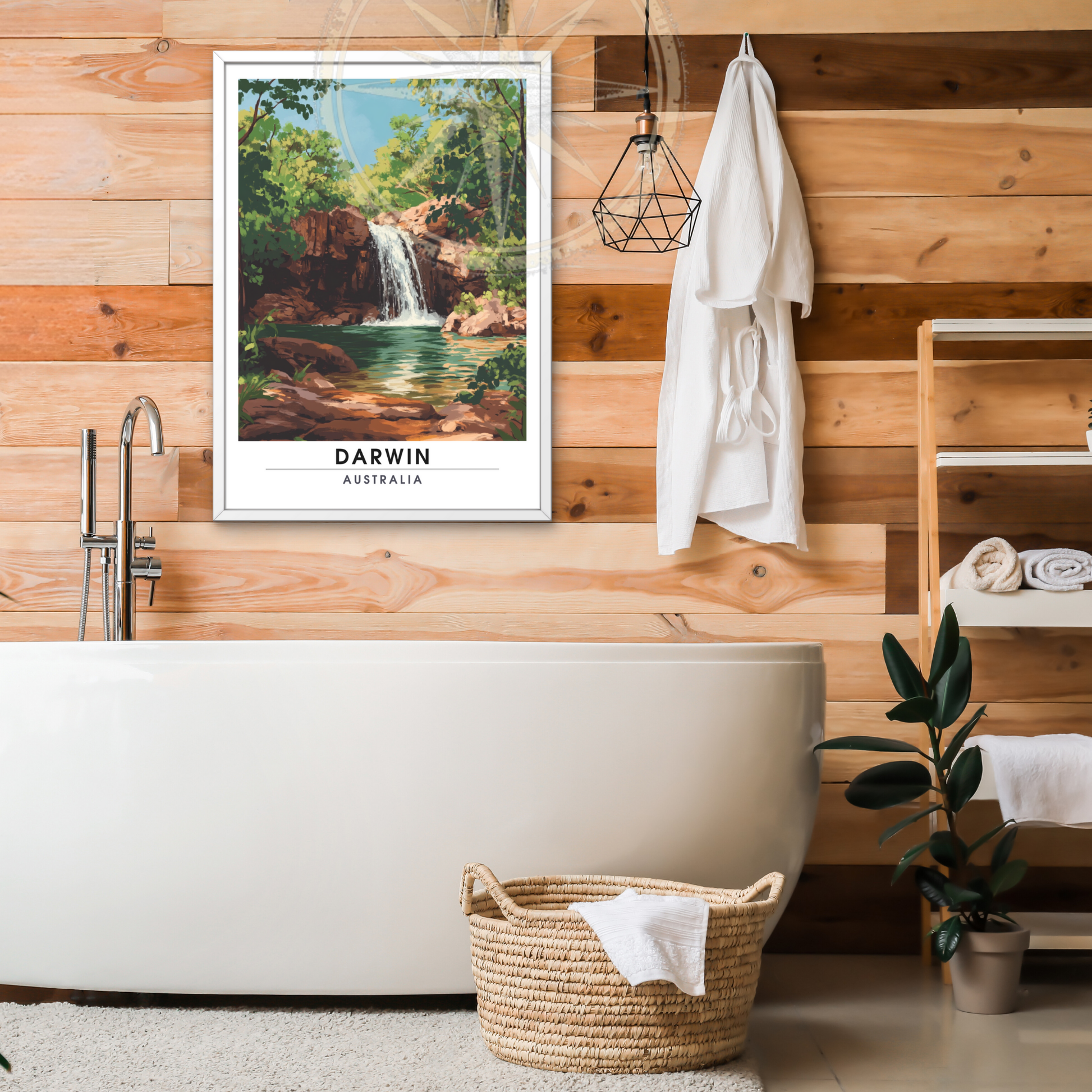 Affiche Darwin | Impression Australie | Affiche Australie