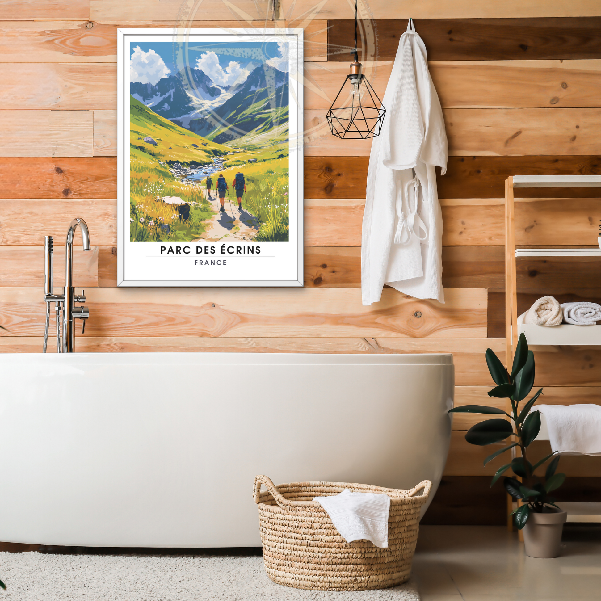 Affiche Parc des Écrins | Impression France  |  Affiche France