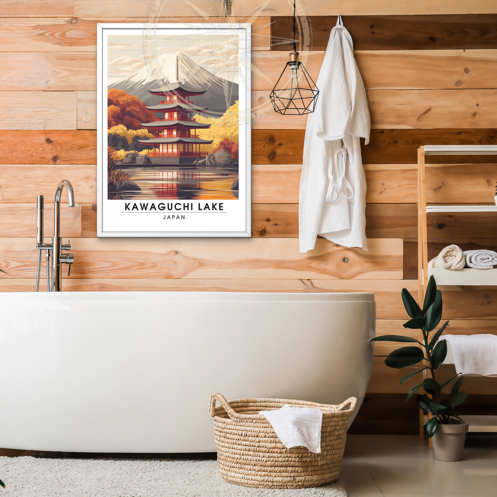 Affiche Kawaguchi Lake| Impression Japan | Affiche Lake