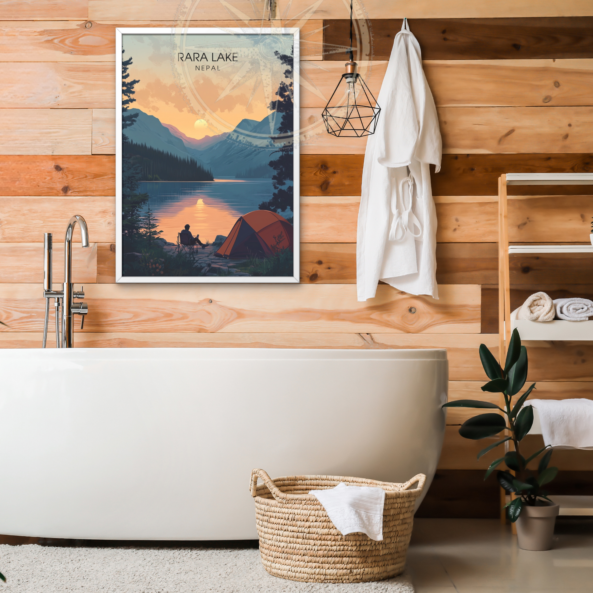 Affiche Rara Lake | Impression Nepal | Affiche Lake