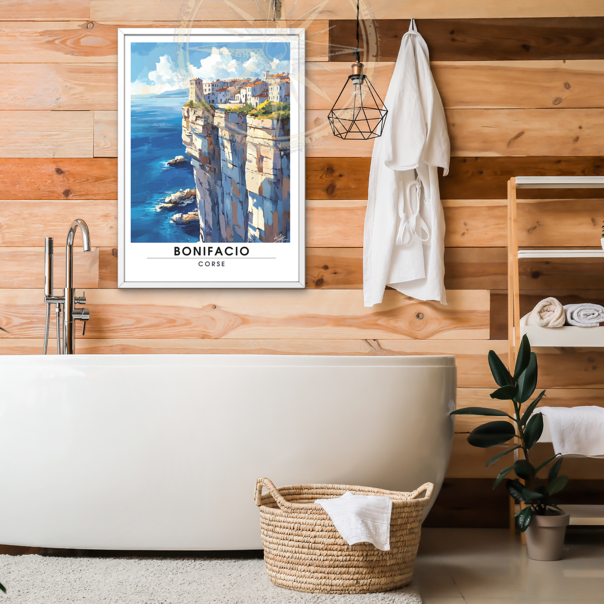 Affiche Bonifacio | Impression Corse | Affiche Corse