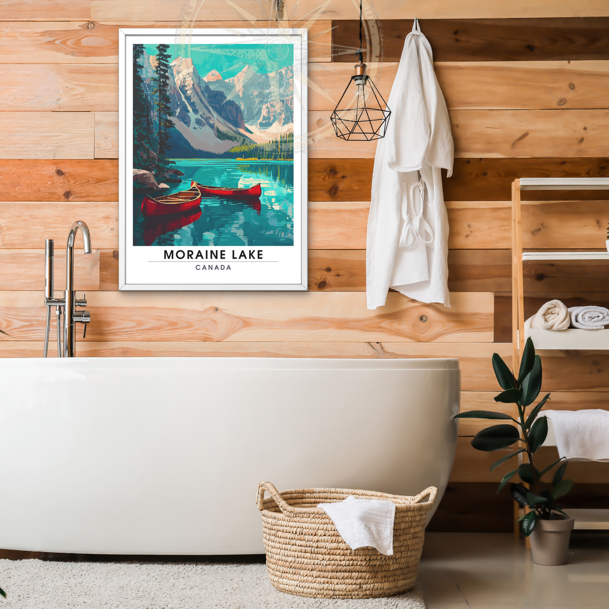 Affiche Lac Moraine | Poster Canada | Affiche Lac