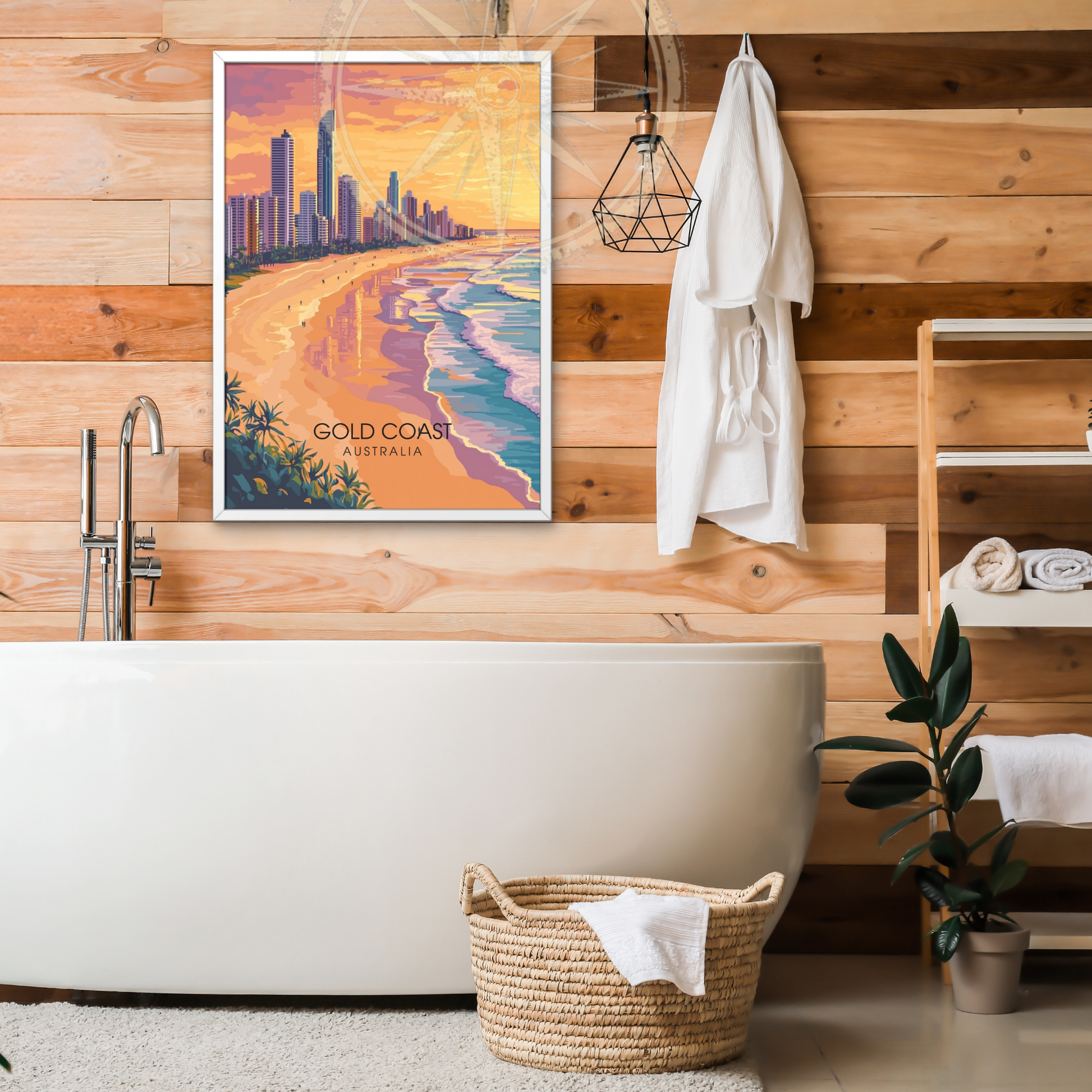 Affiche Côte d'Or | Poster décoratif Australie | Affiche Australie