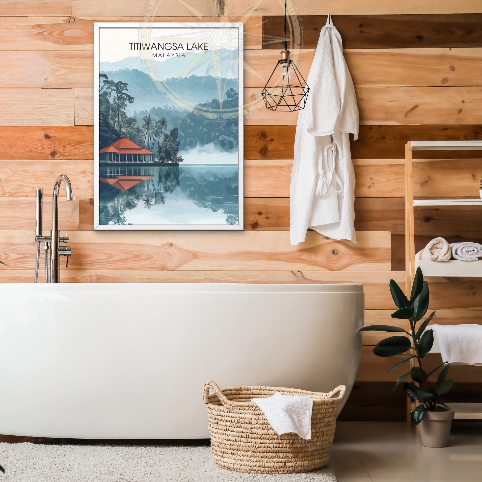 Affiche Titiwangsa lake | Impression Malaysia | Affiche Lake