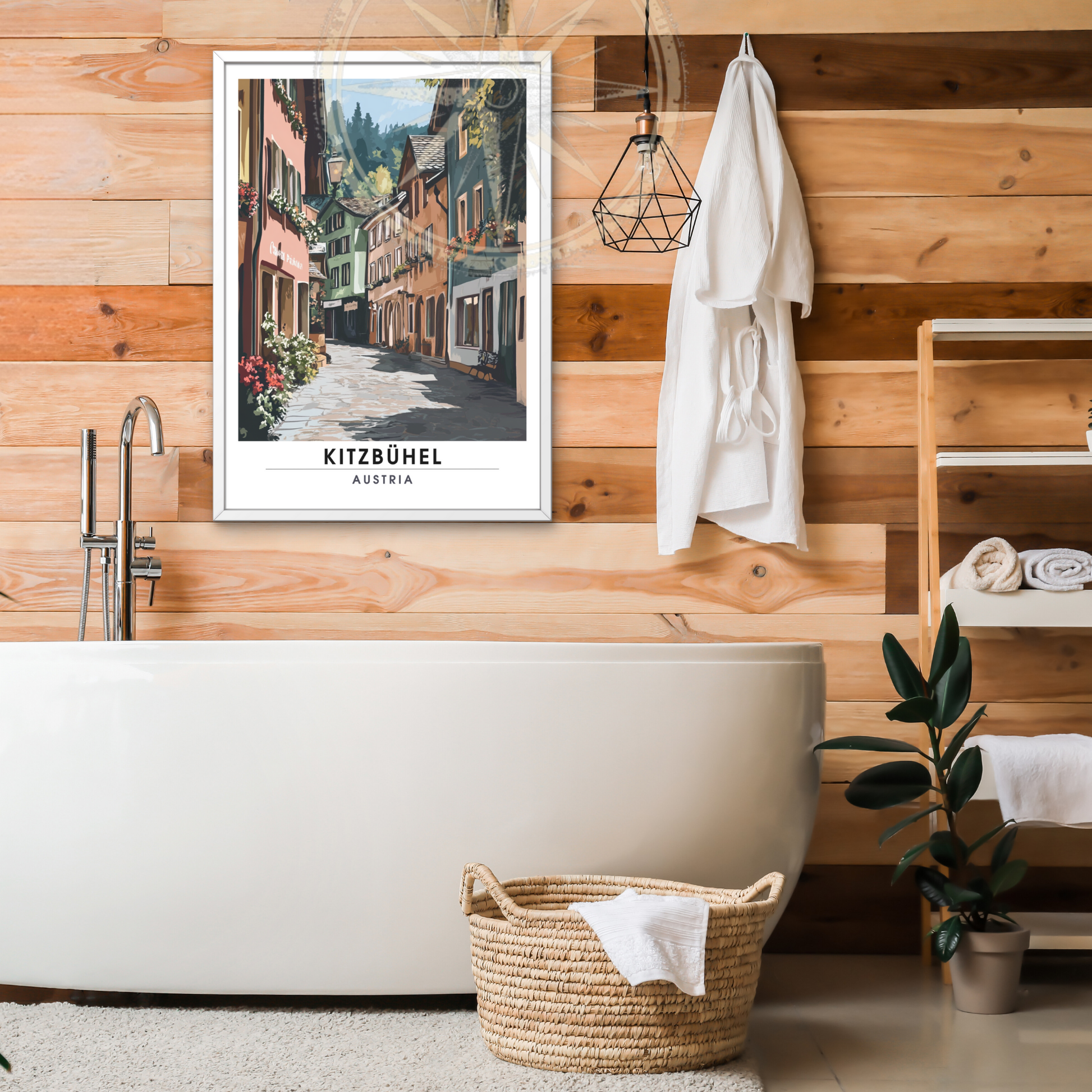 Affiche Kitzbühel | Impression Autriche | Affiche Autriche