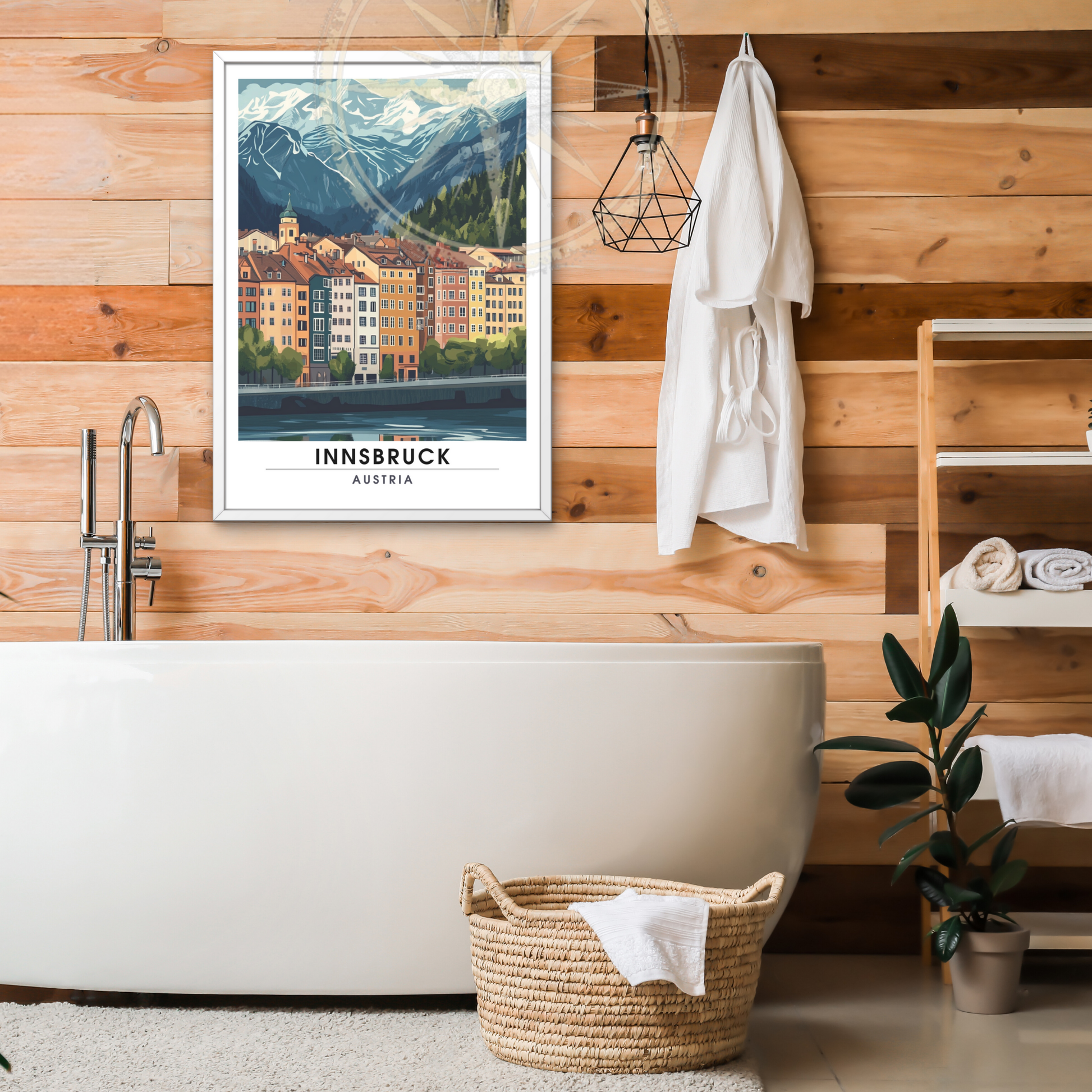 Affiche Innsbruck | Impression Autriche | Affiche Autriche