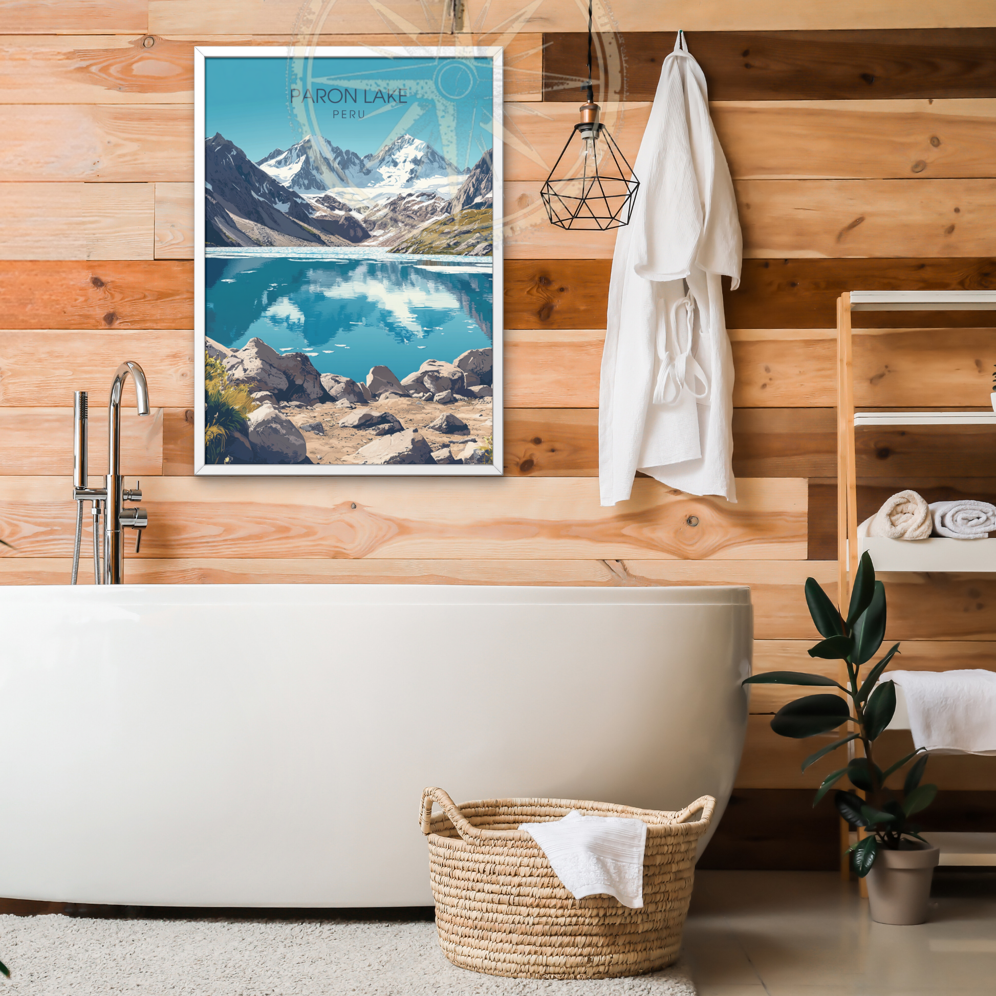 Affiche Lac Paron | Impression de voyage Pérou | Affiche Lac