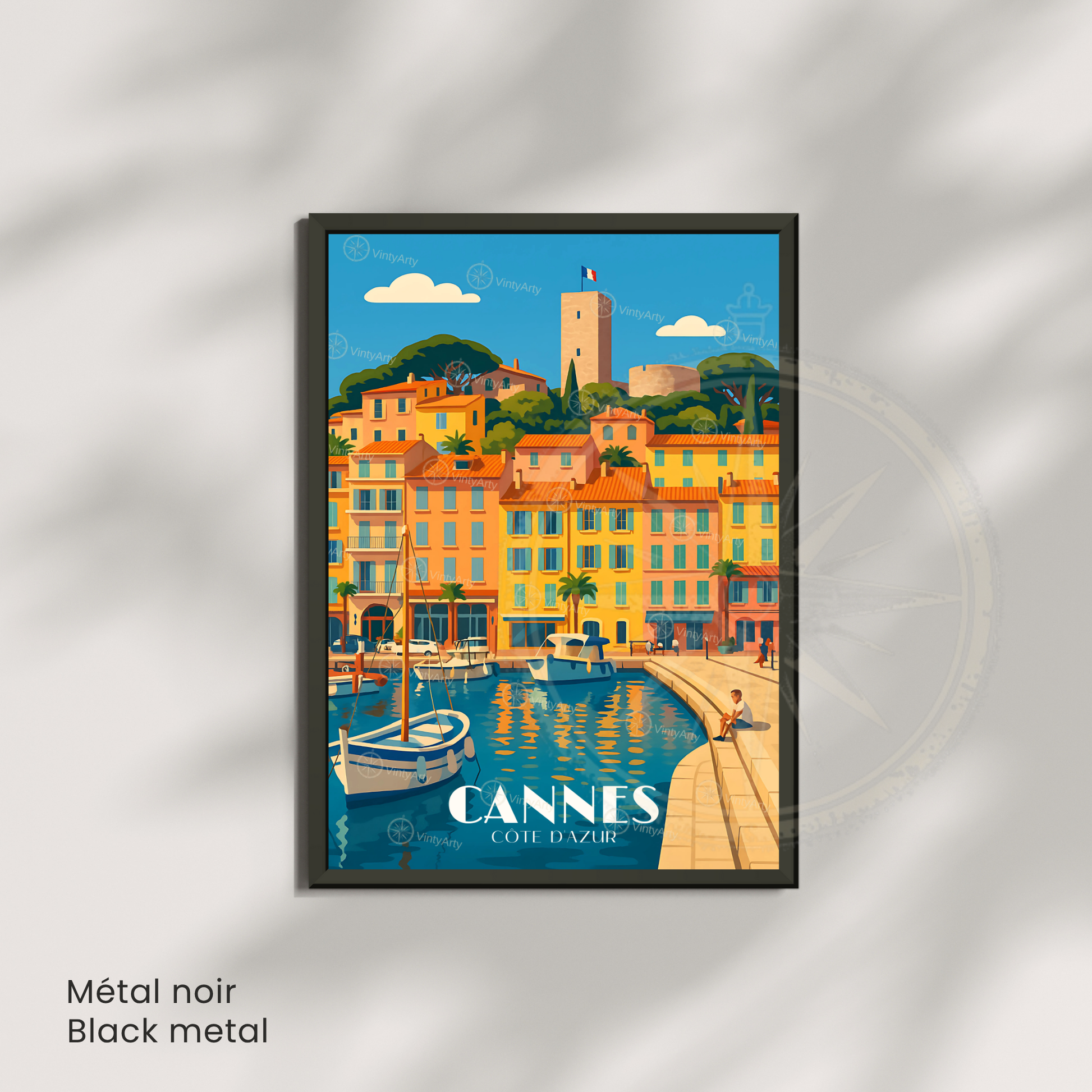 Affiche Cannes | Poster Côte d’Azur | Affiche France