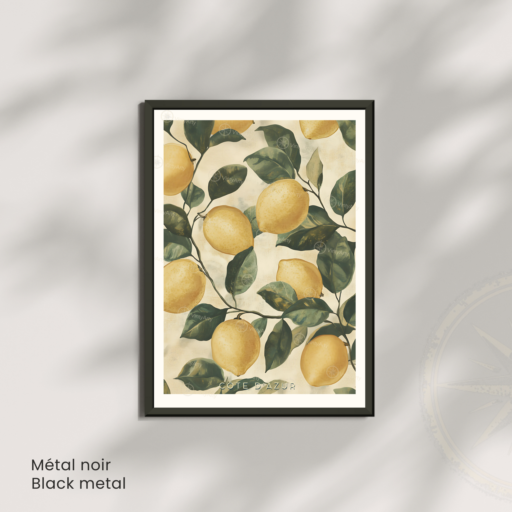 Affiche Côte d’Azur | Impression murale Côte d’Azur | Affiche France