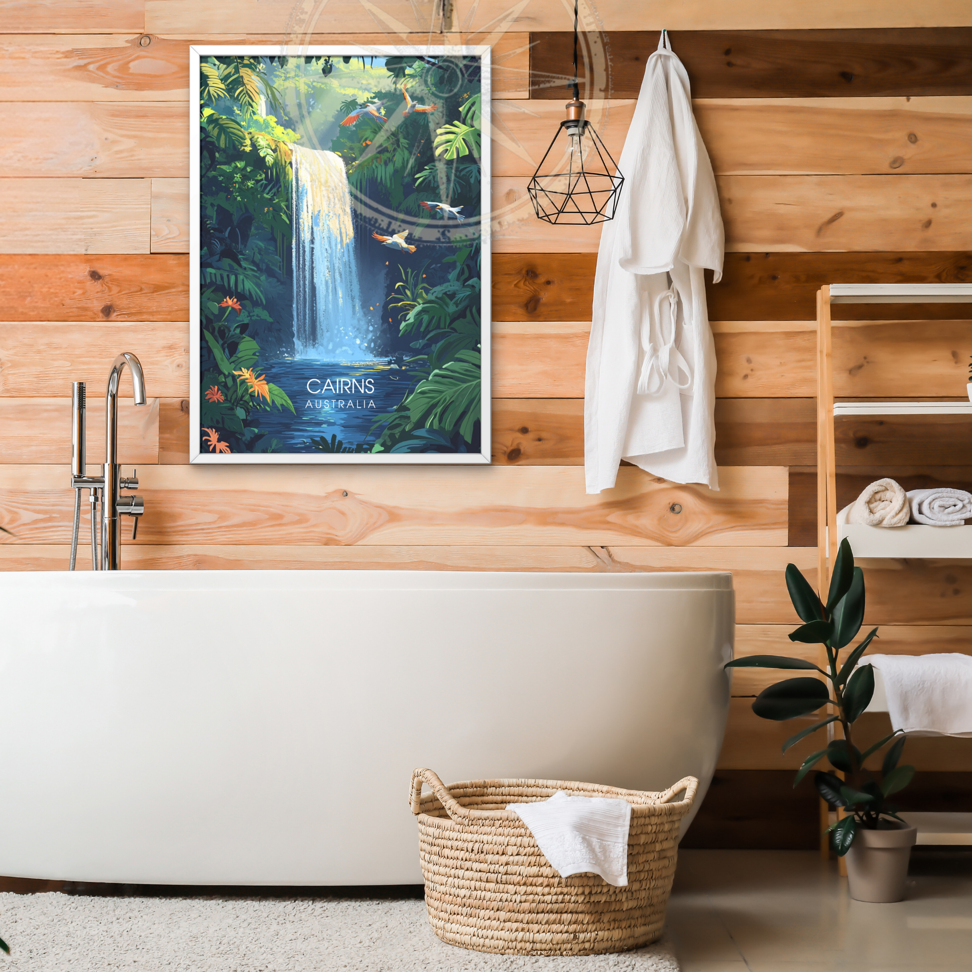 Affiche Cairns | Poster de voyage Australie | Affiche Australie