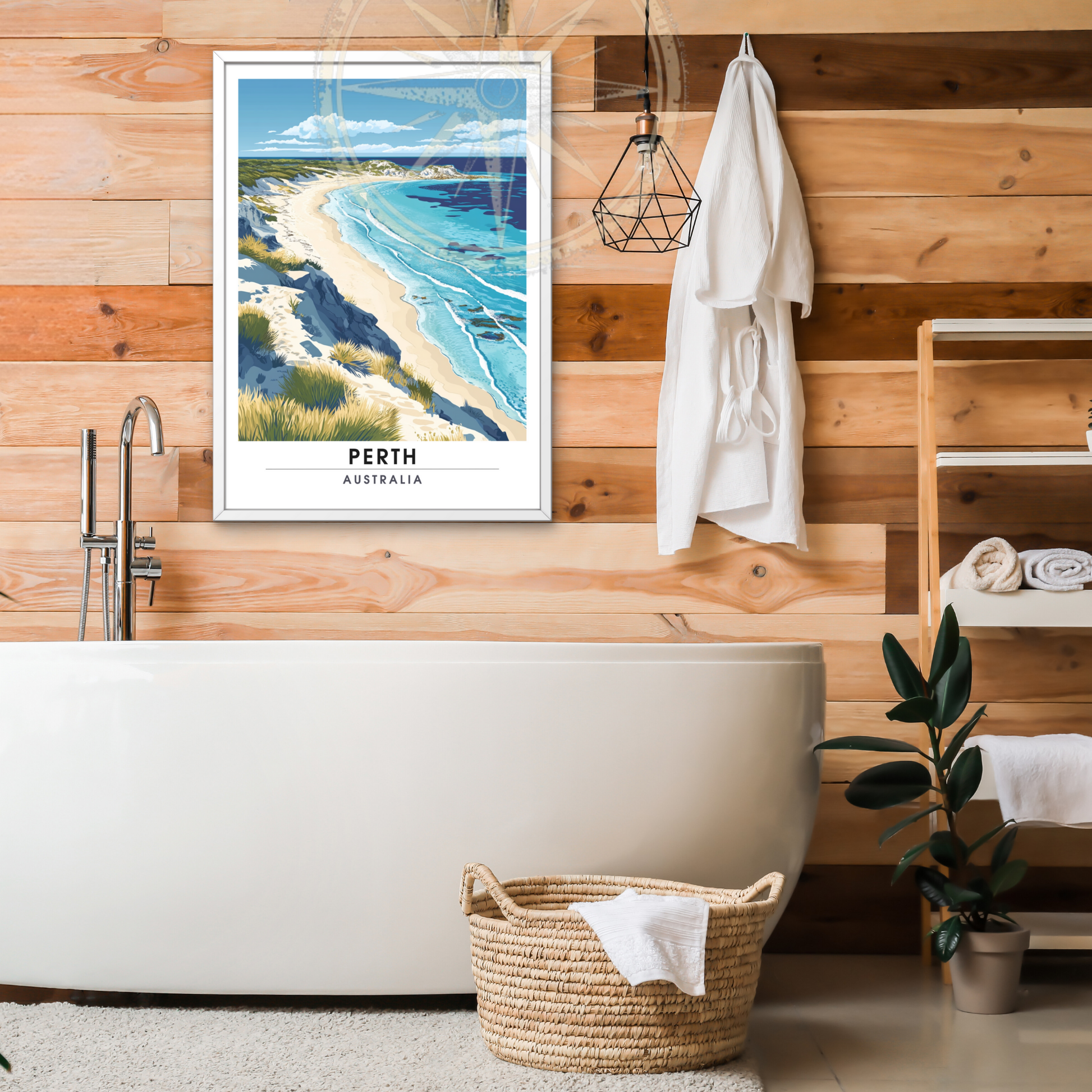 Affiche Perth | Poster Murale Australie | Affiche Australie