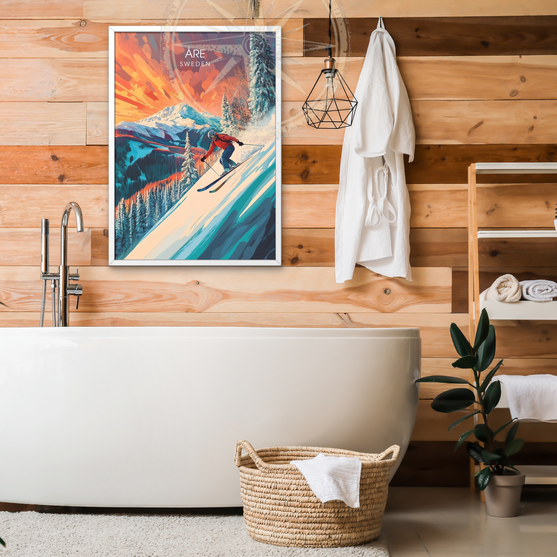 Affiche Åre | Impression Suède | Affiche Suède