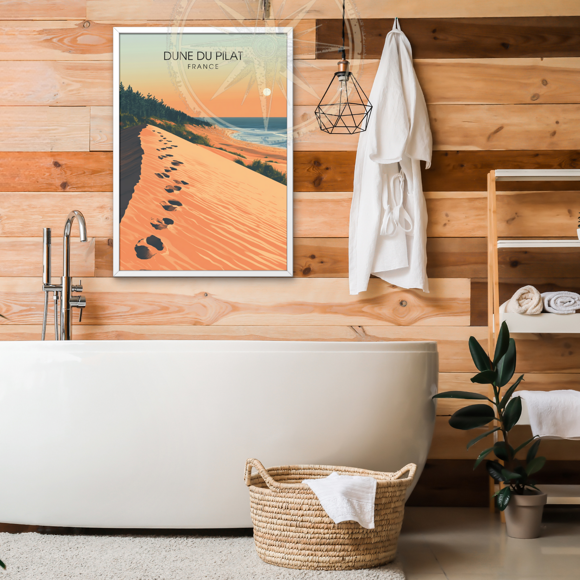 Affiche Dune du Pilat | Impression Dune du Pilat |  Affiche France