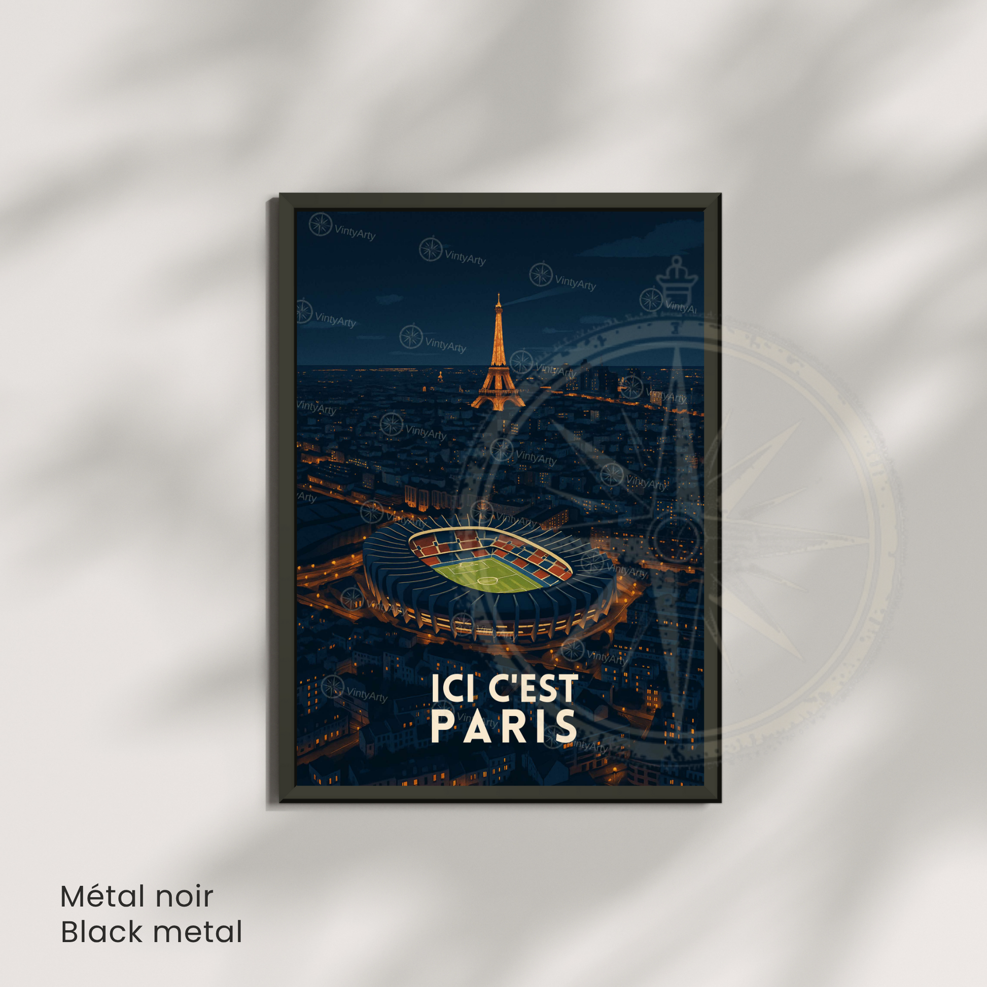 Affiche Paris | Poster de voyage Tour Eiffel | Affiche France