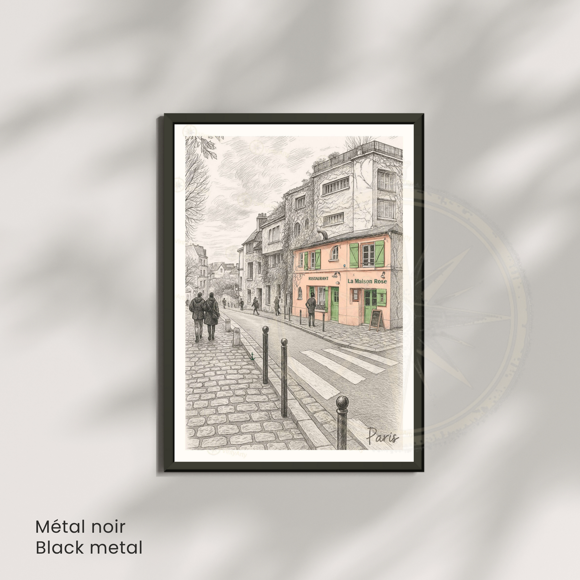 Affiche Paris | Impression déco Montmartre - Sacré Cœur | Affiche France