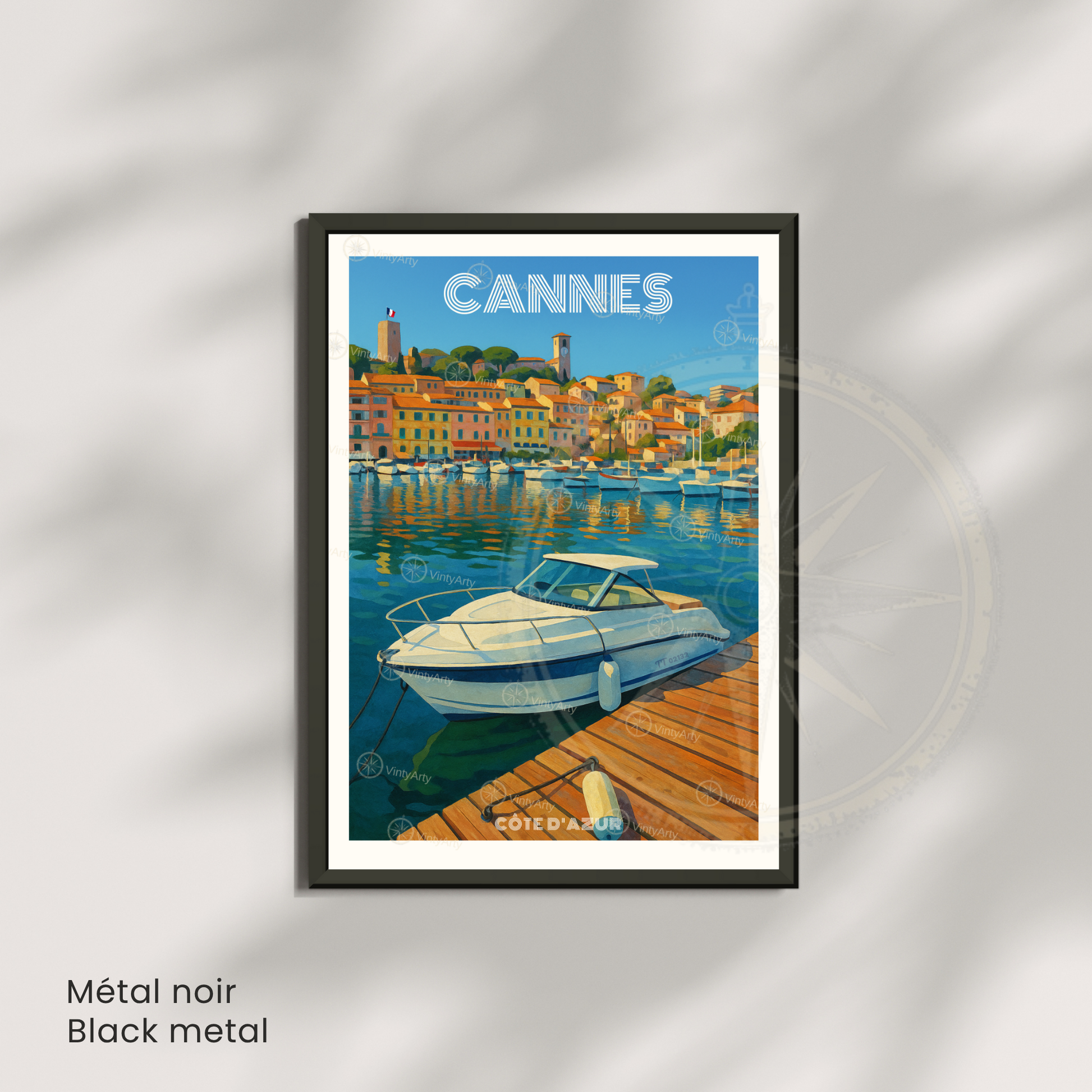 Affiche Cannes | Poster Côte d’Azur | Affiche France