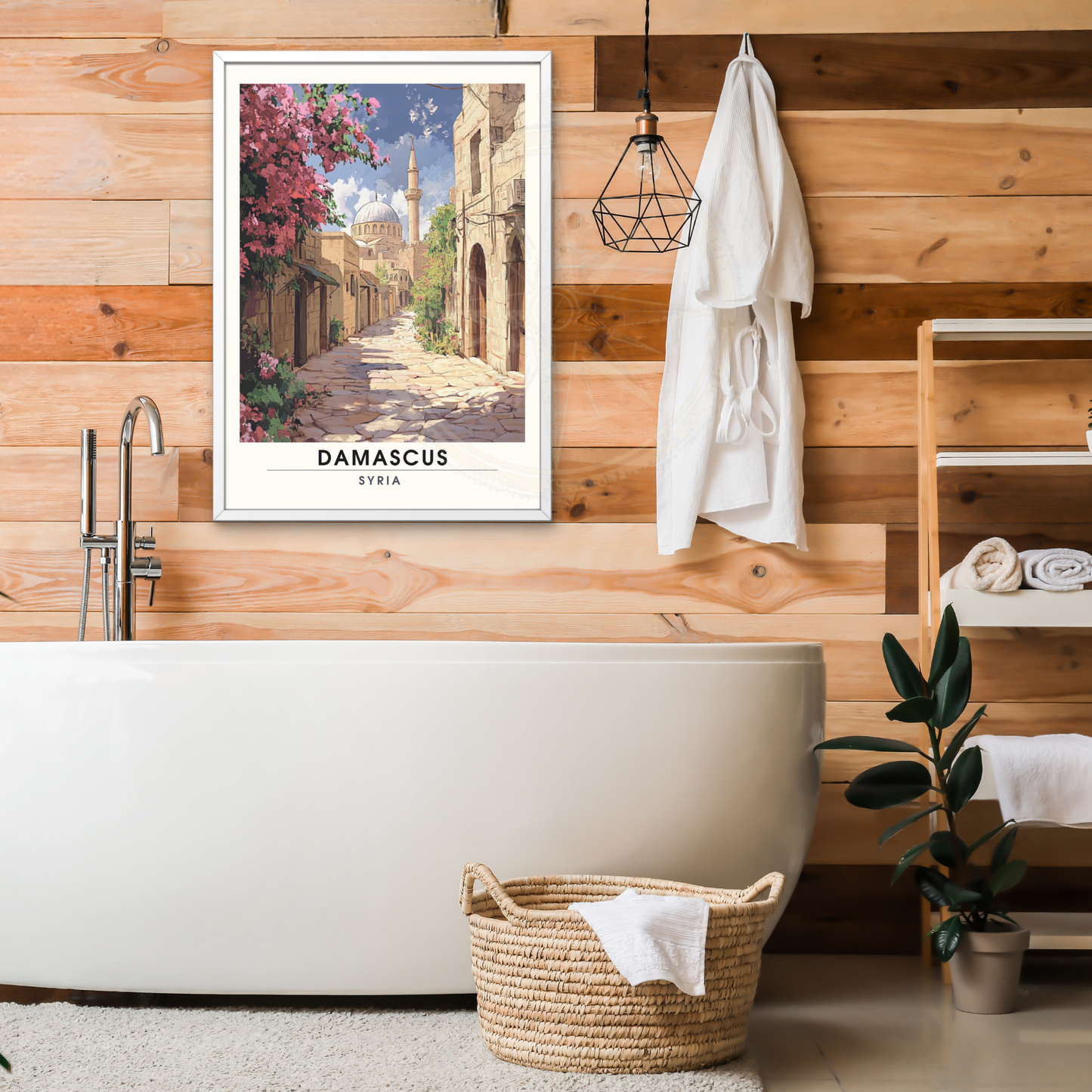 Damaskus Reiseposter | Damaskus Poster | Syrien Reiseposter