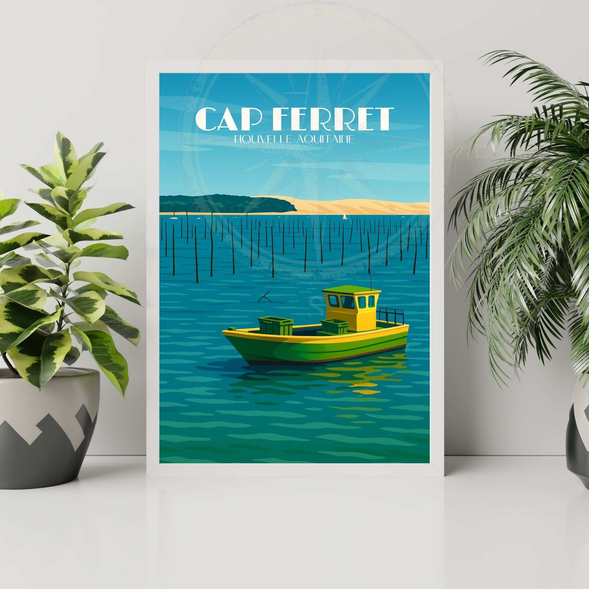 Affiche Cap Ferret | Poster Cap Ferret | Affiche France