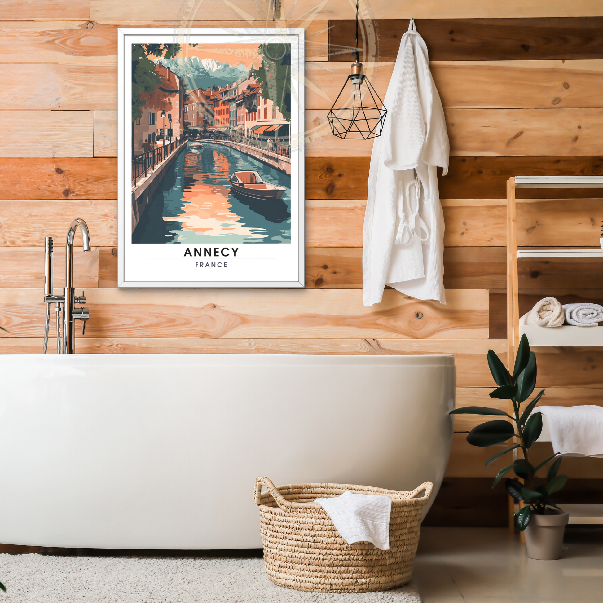 Affiche Annecy | Impression de voyage France | Affiche France