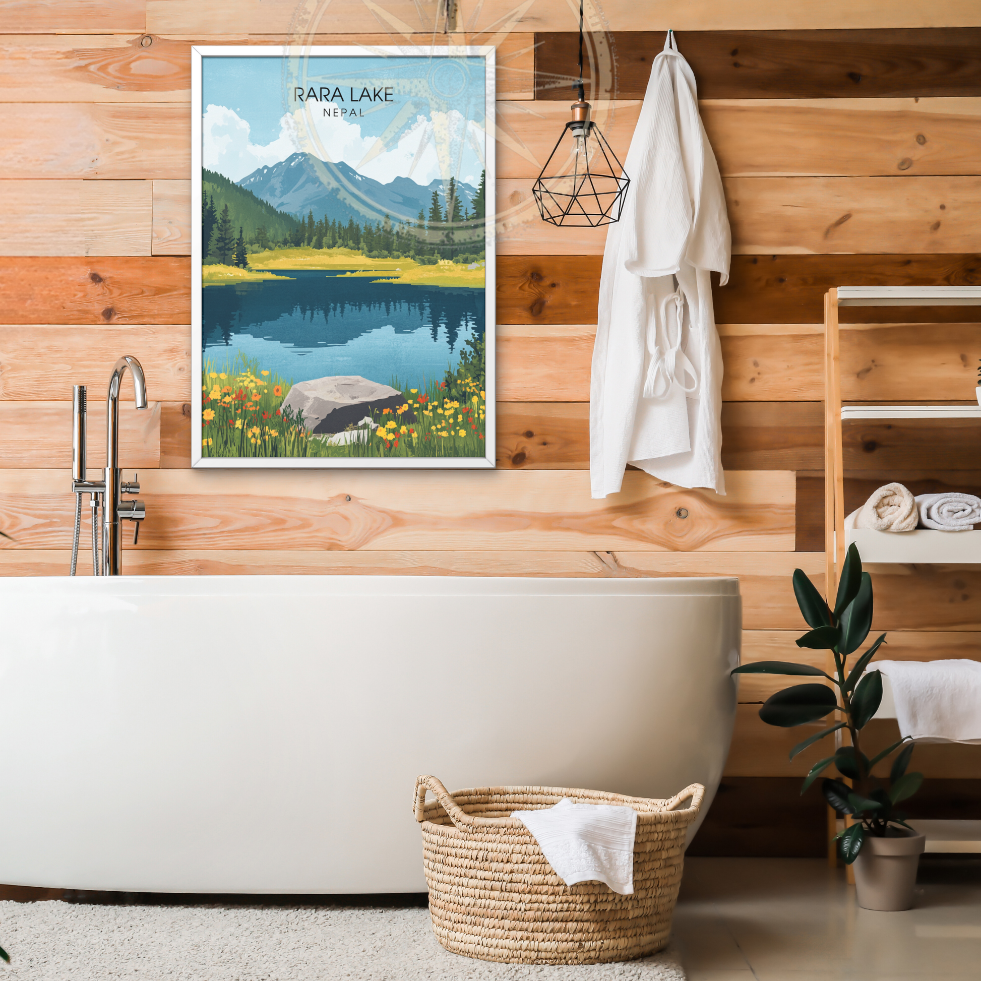 Affiche Rara Lake | Impression Nepal | Affiche Lake