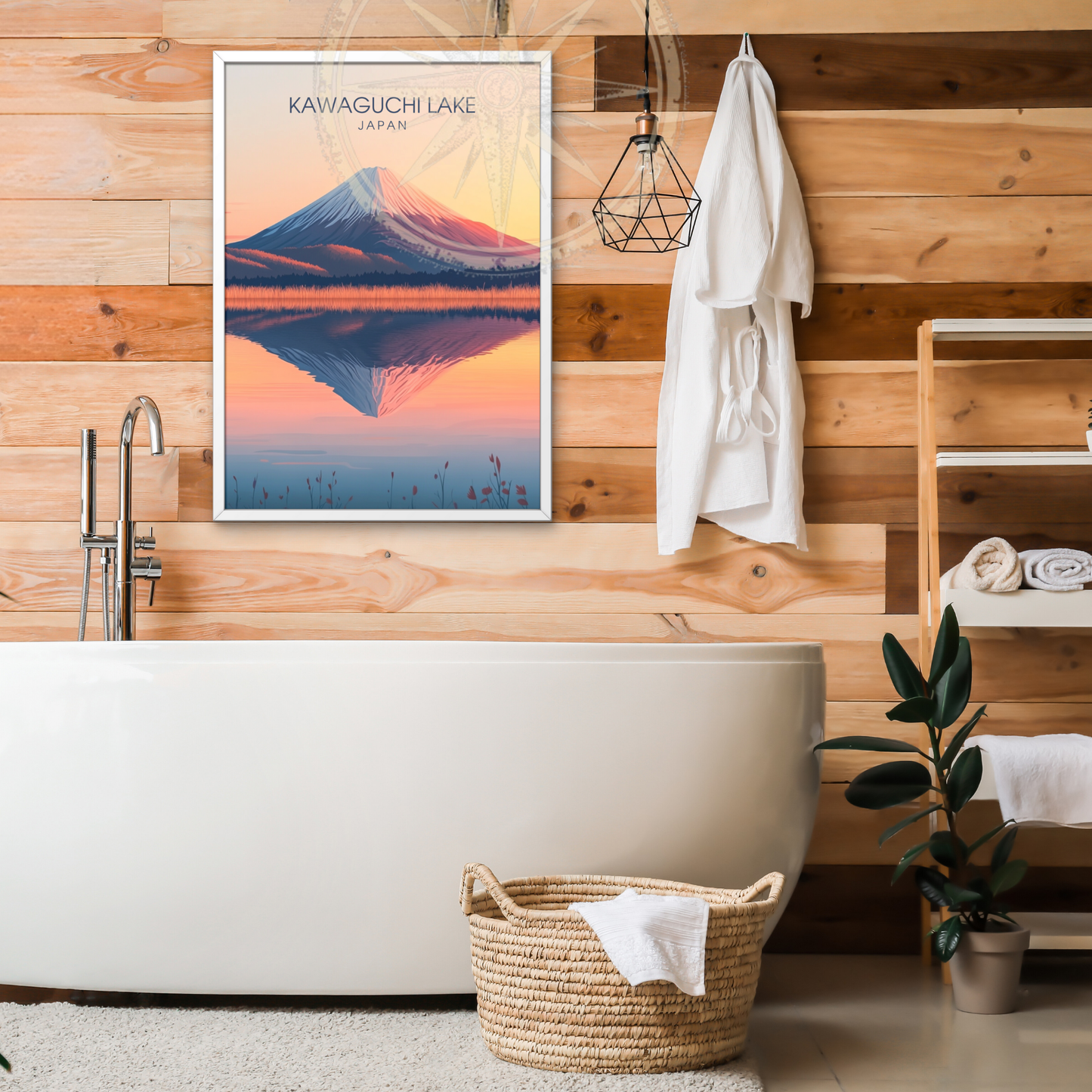 Affiche Kawaguchi Lake| Impression Japan | Affiche Lake