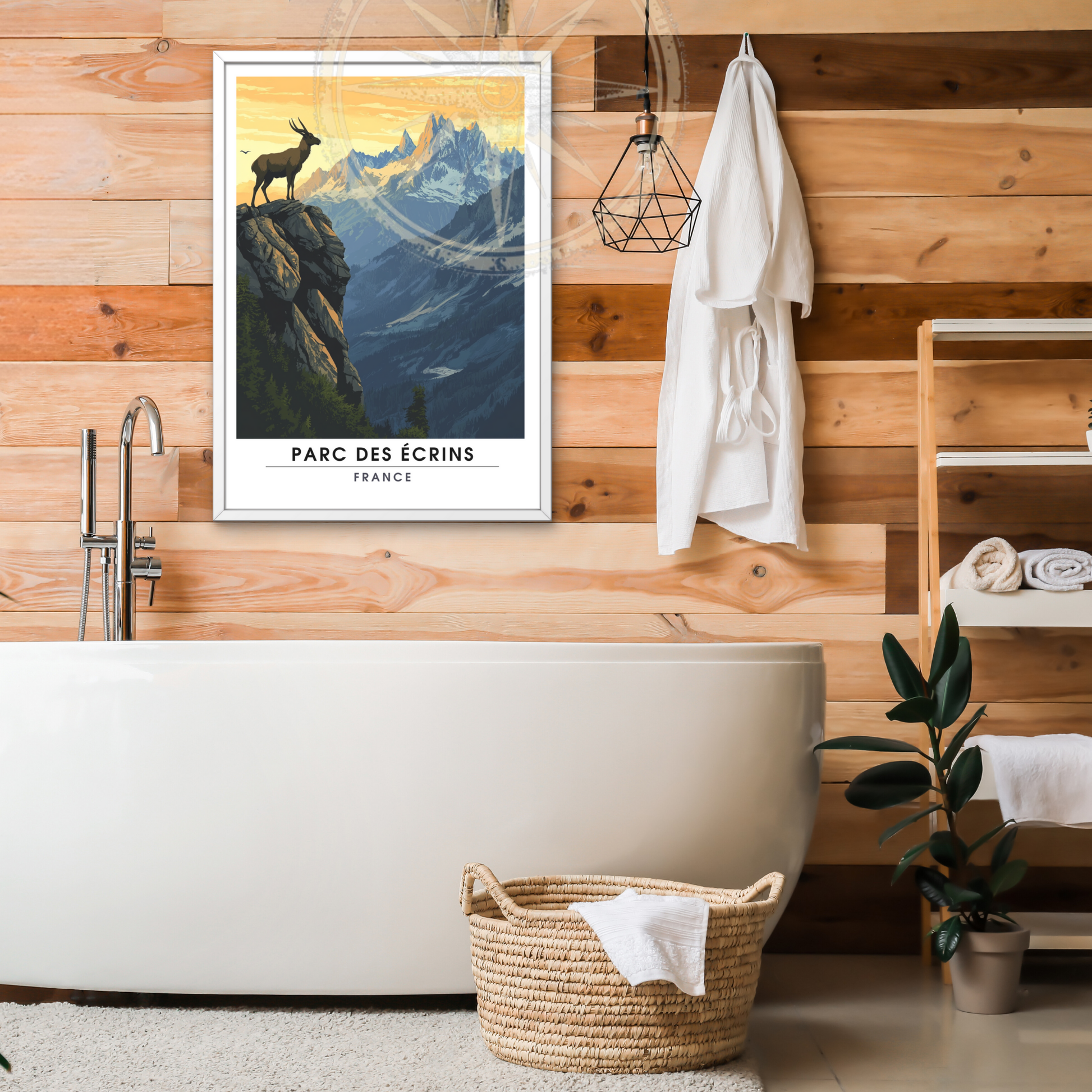 Affiche Parc des Écrins | Impression France  |  Affiche France