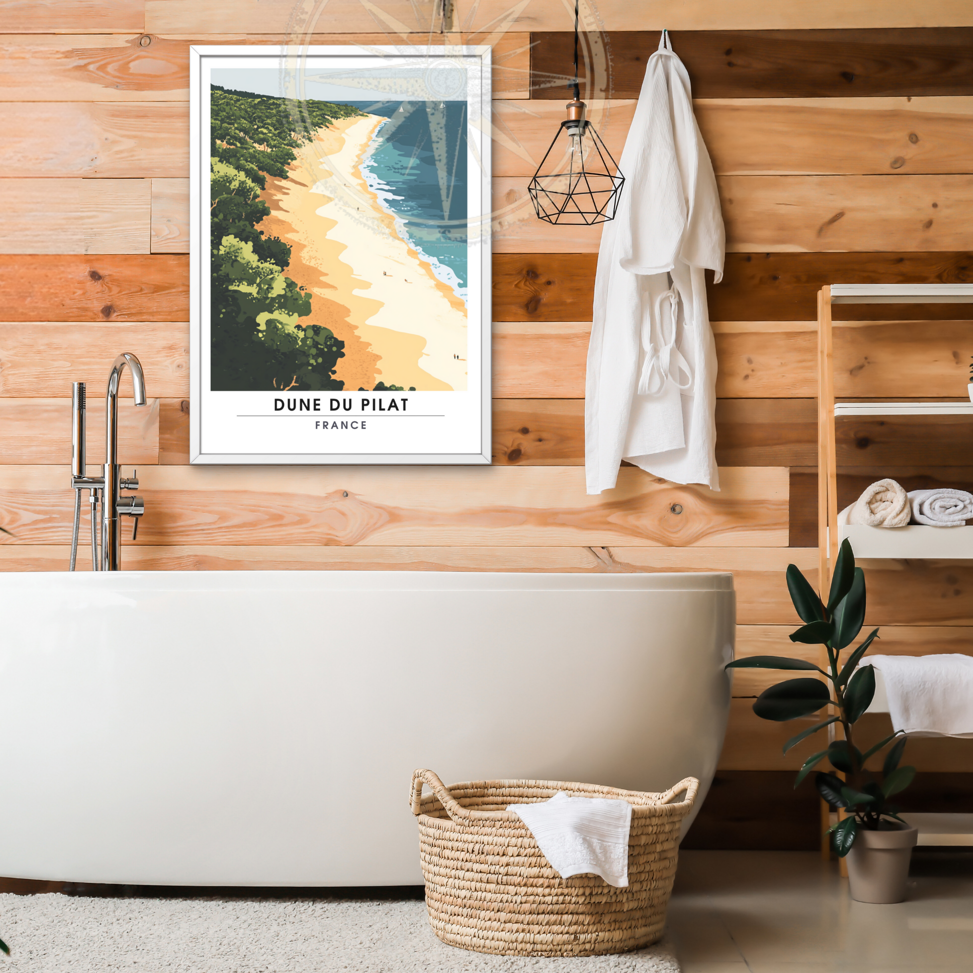 Affiche Dune du Pilat | Impression Dune du Pilat |  Affiche France