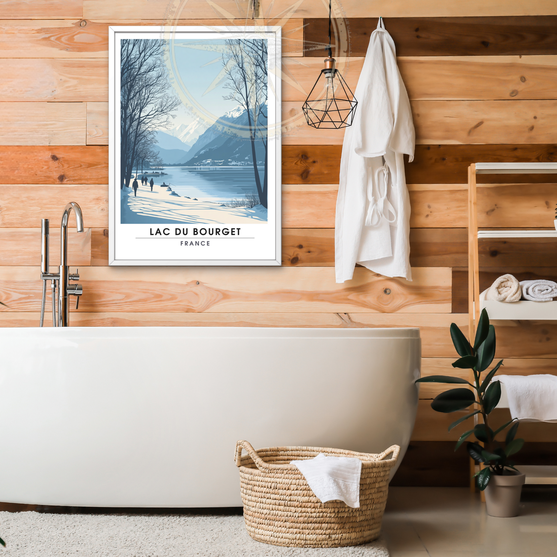 Affiche Lac du Bourget | Impression France  |  Affiche France