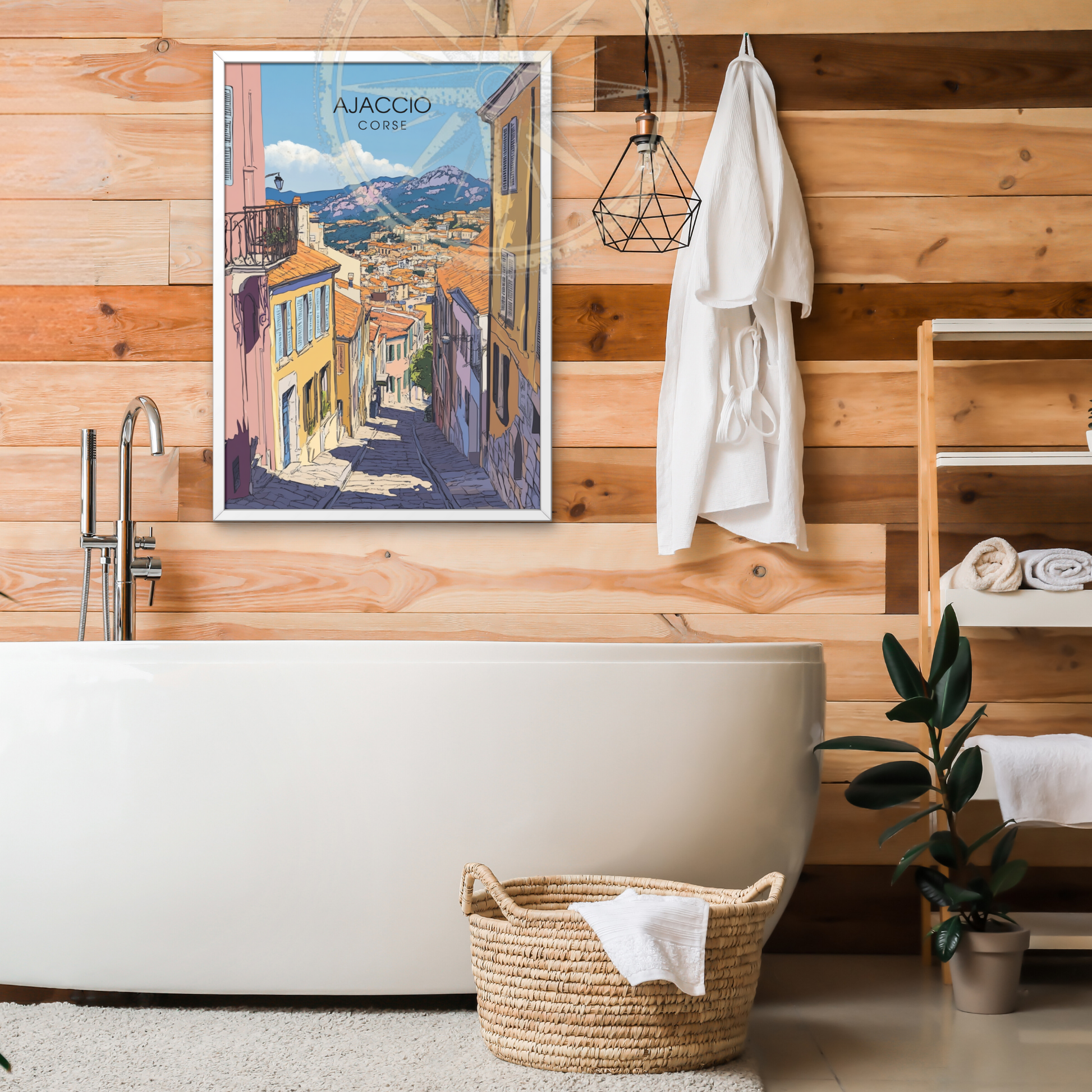 Affiche Ajaccio | Poster Corse | Affiche Corse