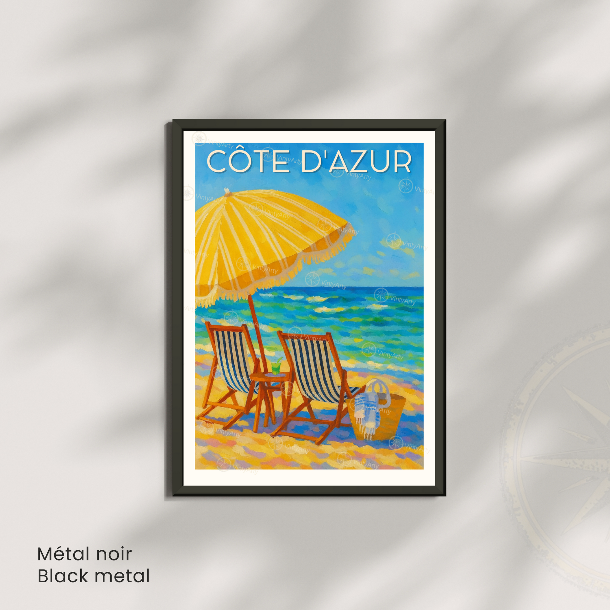 Affiche Côte d’Azur | Impression Côte d’Azur | Affiche France