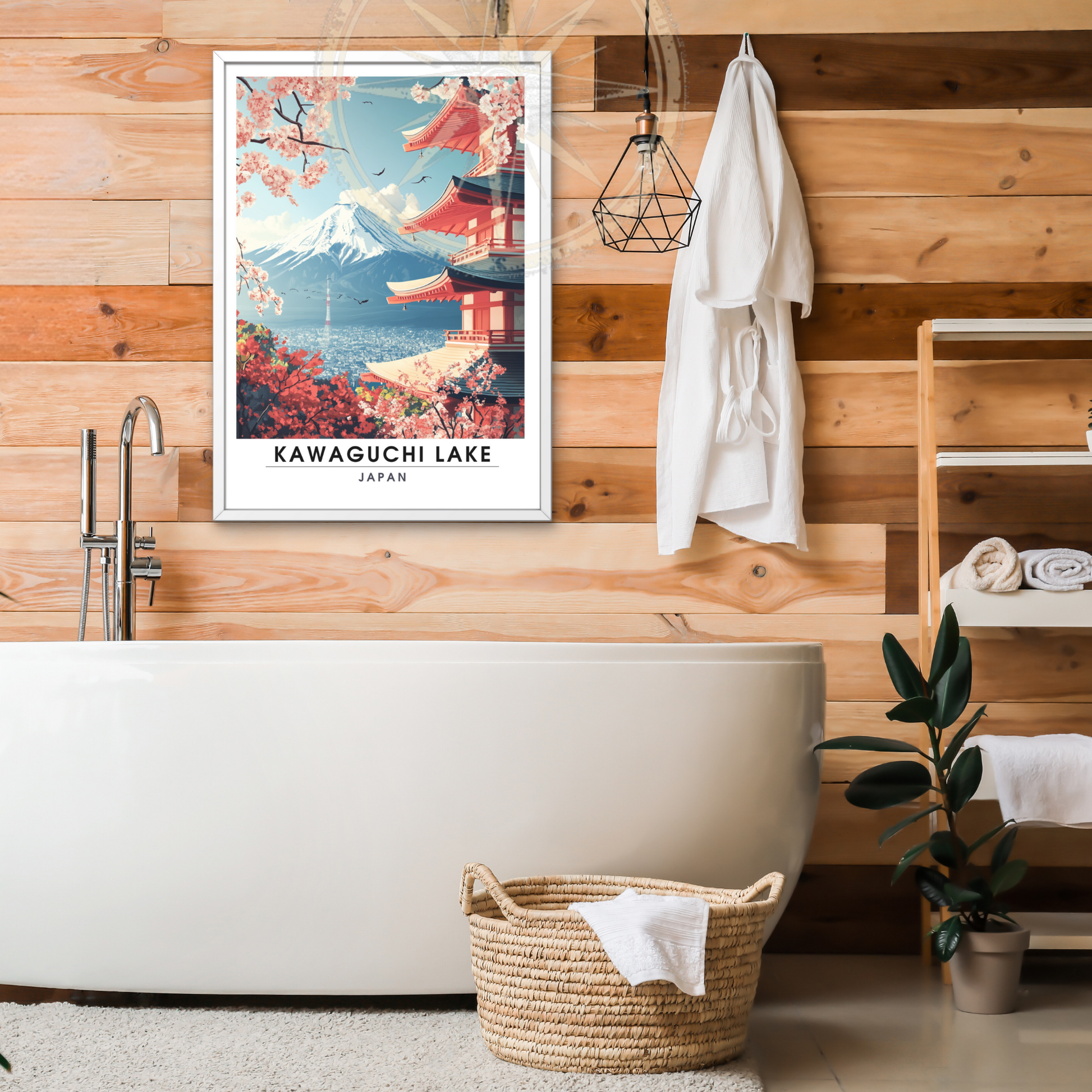 Affiche Kawaguchi Lake| Impression Japan | Affiche Lake